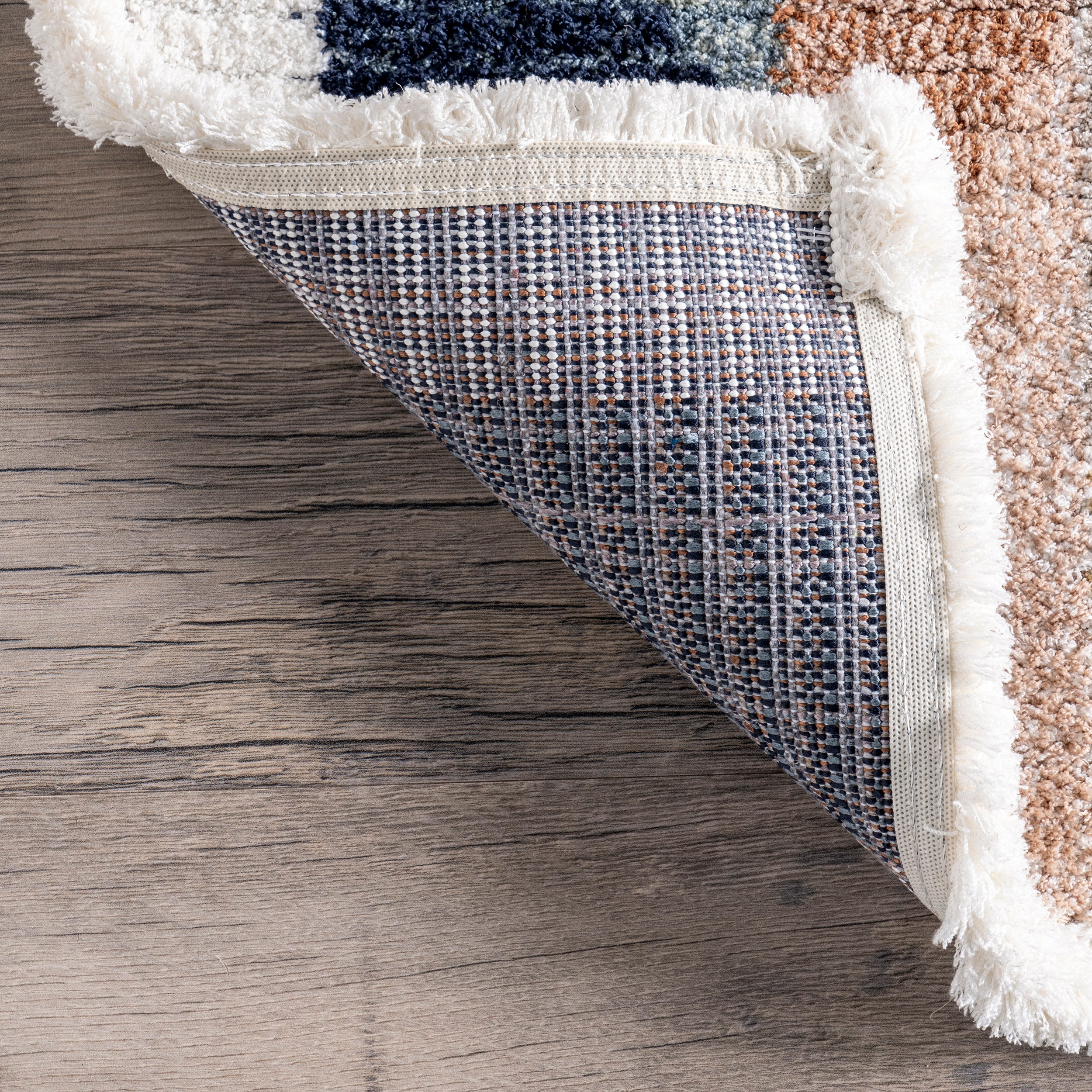 Inga Modern Abstract Fringe Area Rug - Image 7