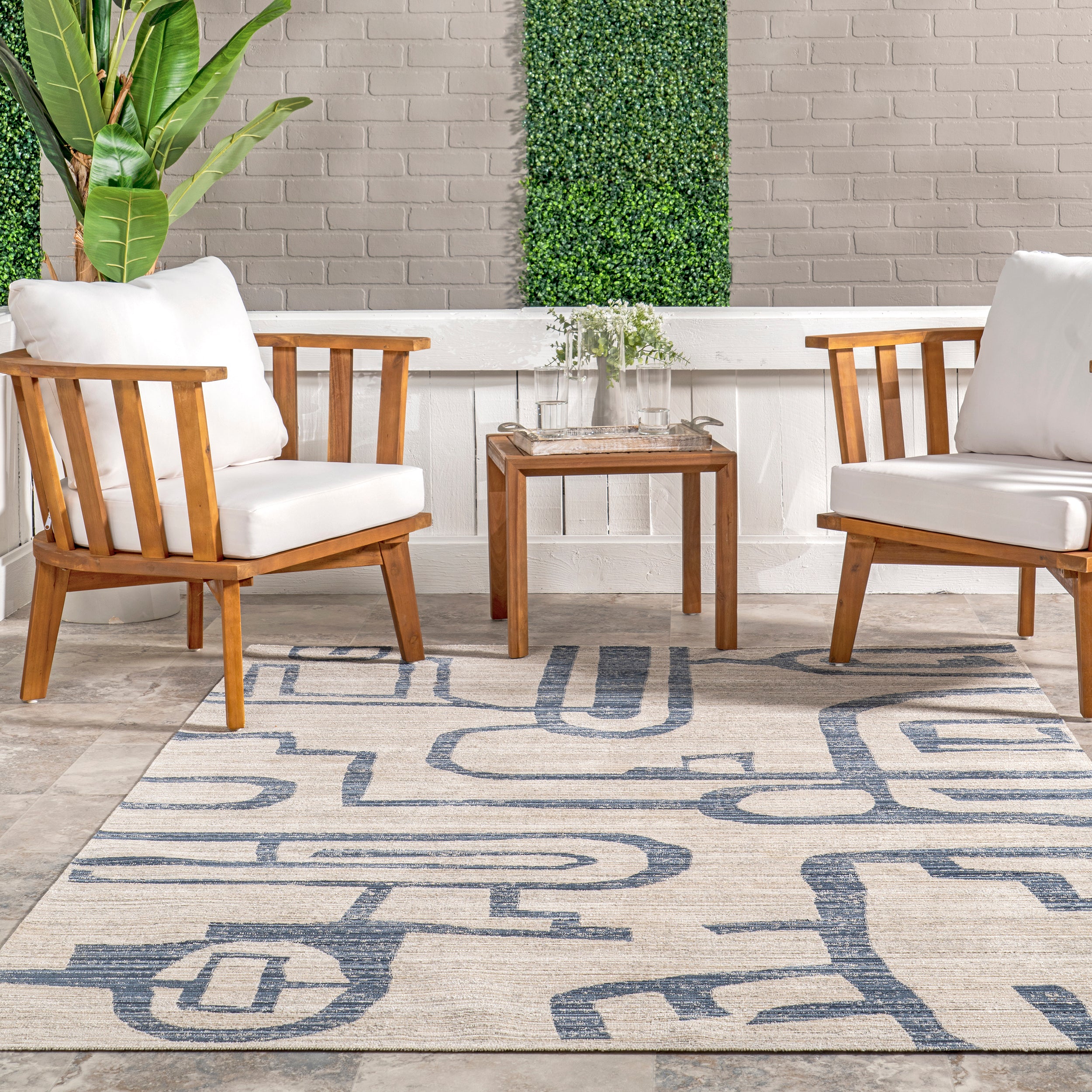 Milani Contemporary Machine Washable Indoor/Outdoor Area Rug - Image 8