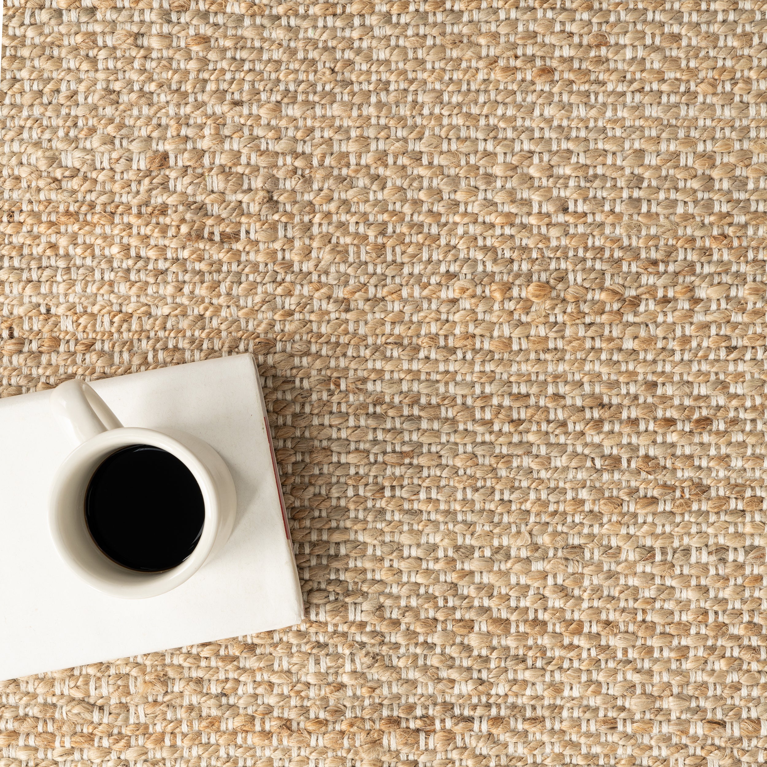 Eladia Solid Jute Area Rug - Image 7