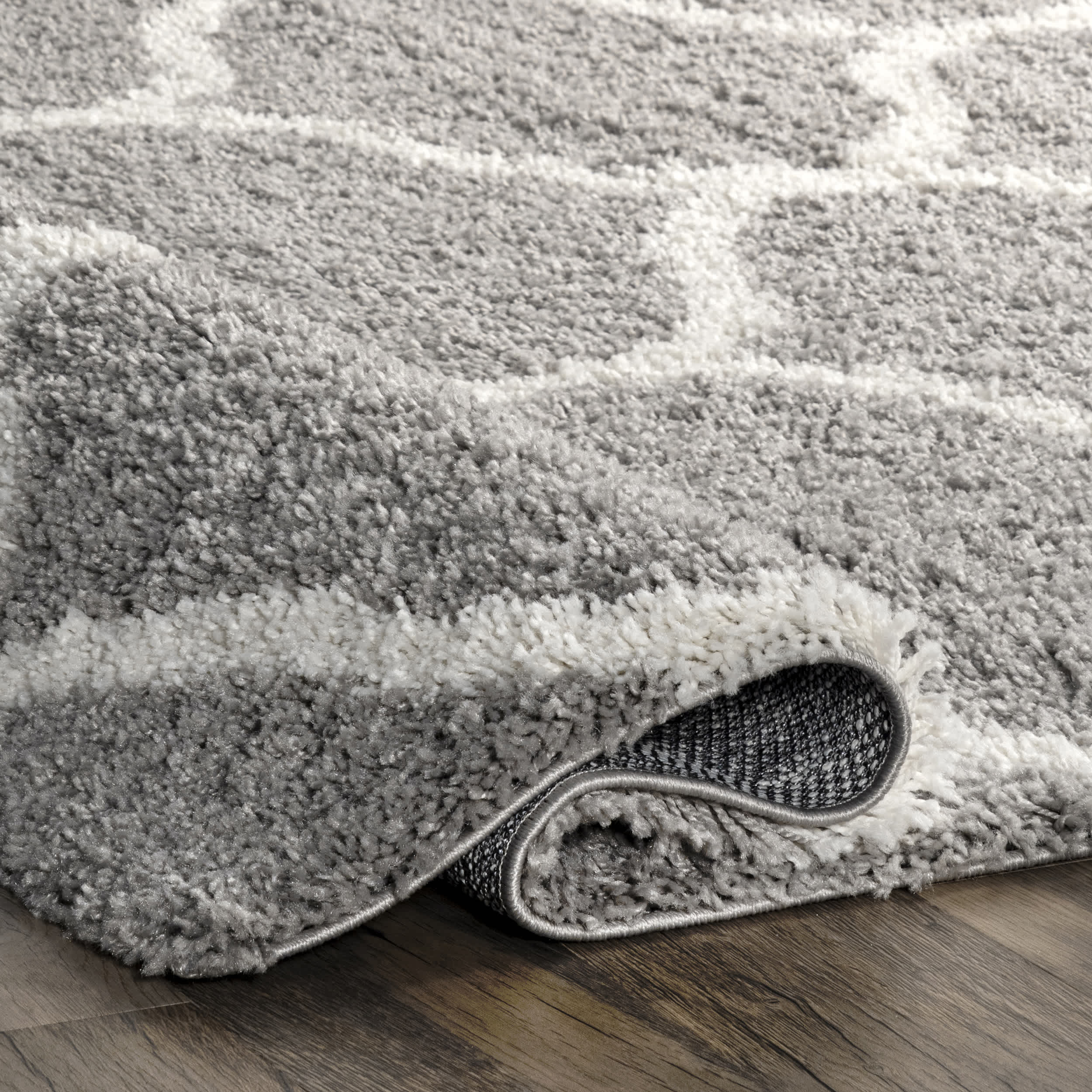 Malika Soft & Cozy Trellis Shag Area Rug - Image 14