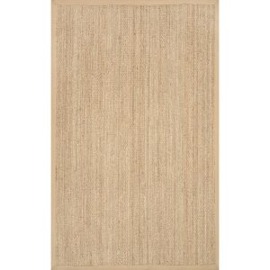 Elijah Seagrass with Border Area Rug