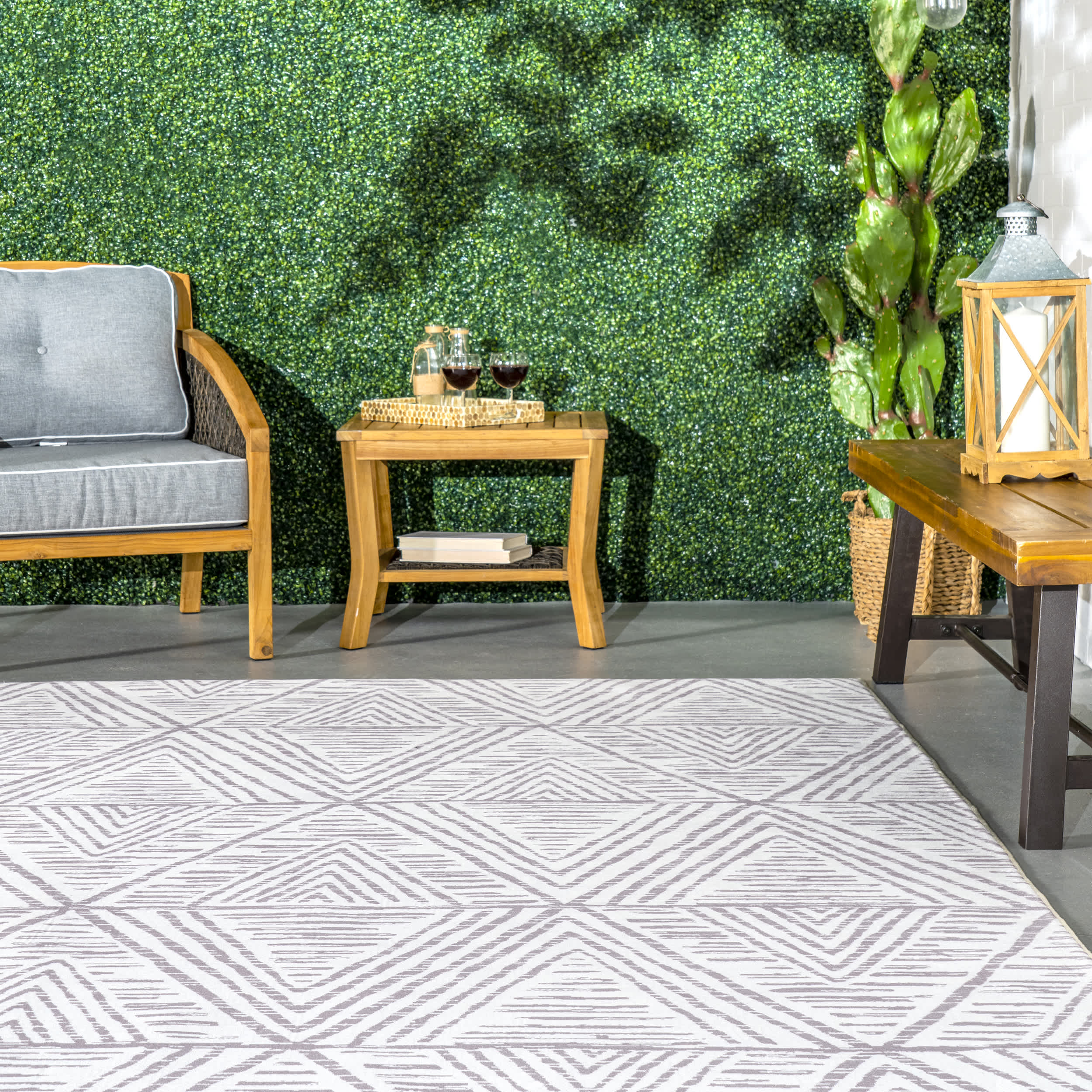 Nelle Tribal Machine Washable Indoor/Outdoor Area Rug - Image 20