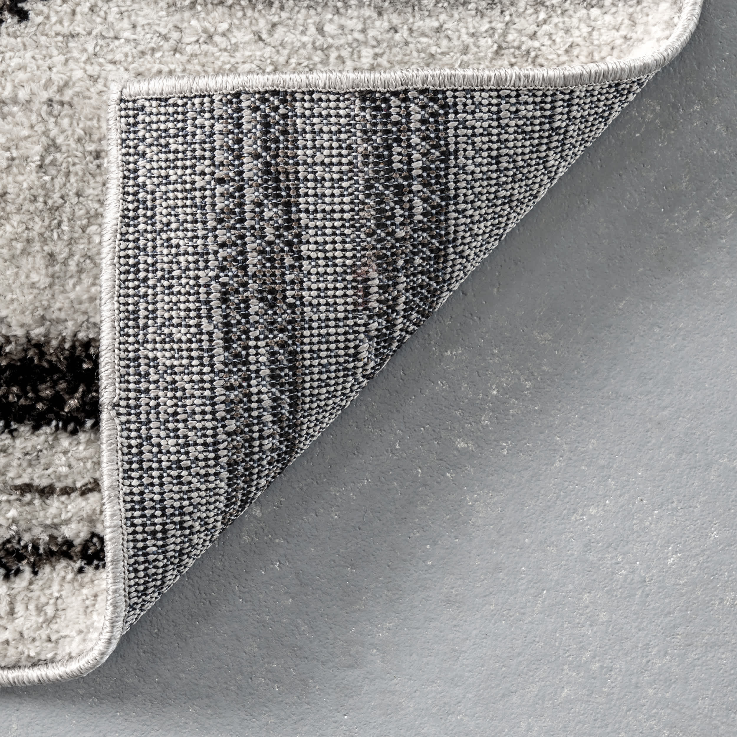 Merri Distressed Geometric Cotton Blend Area Rug - Image 7