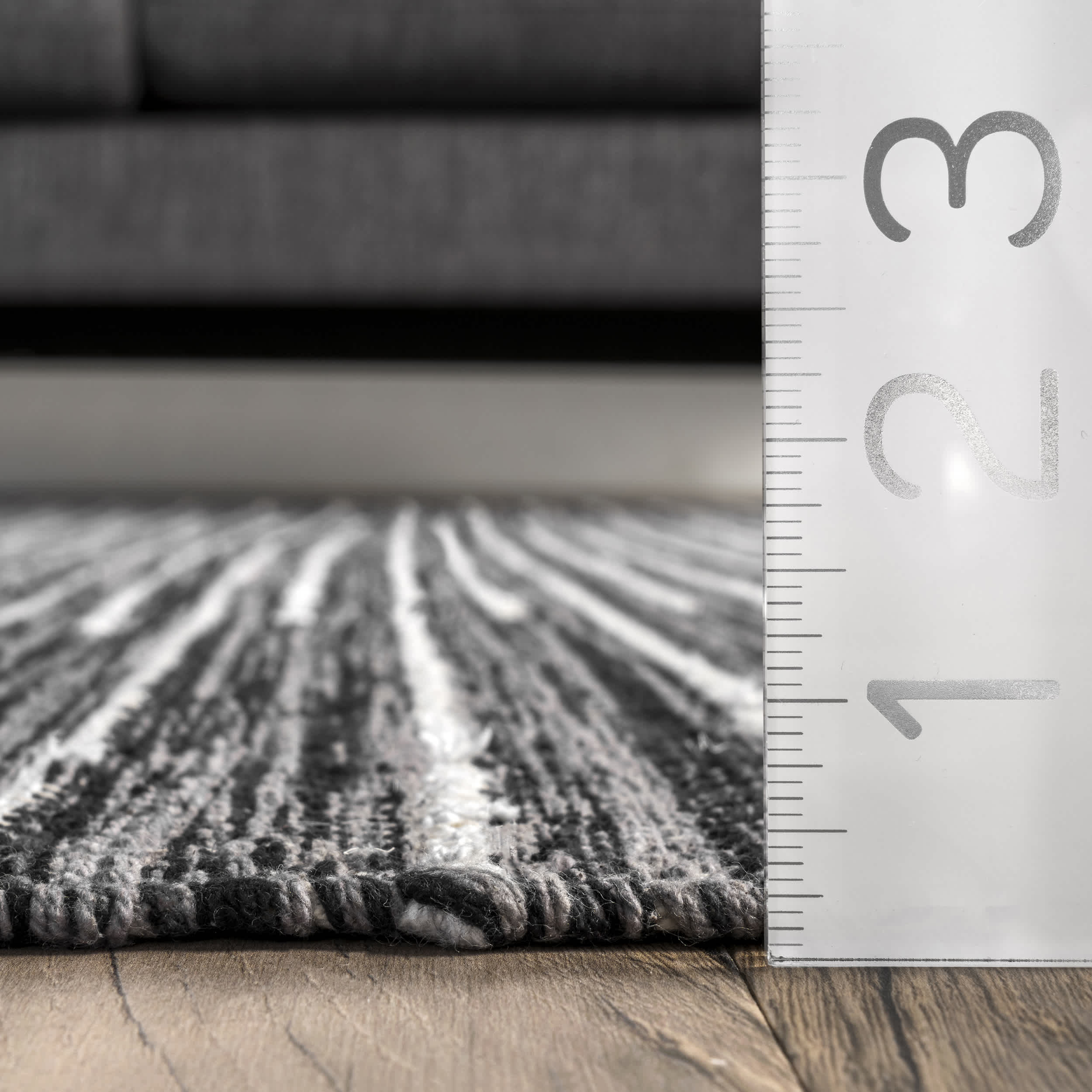 Missy Handmade Cotton Contemporary Diamond Flatweave Area Rug - Image 3