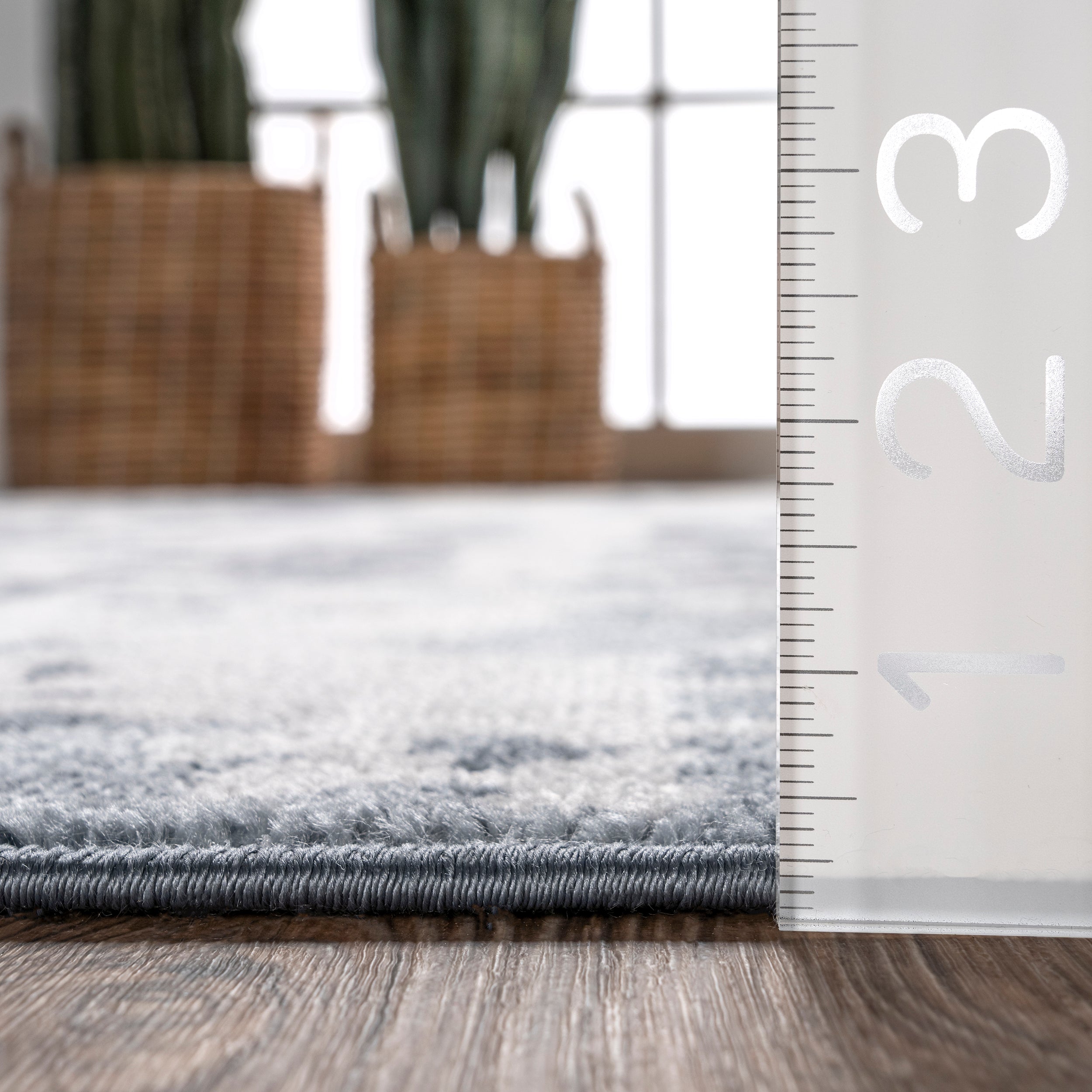 Ginny Contemporary Speckled Abstract Area Rug - Image 3
