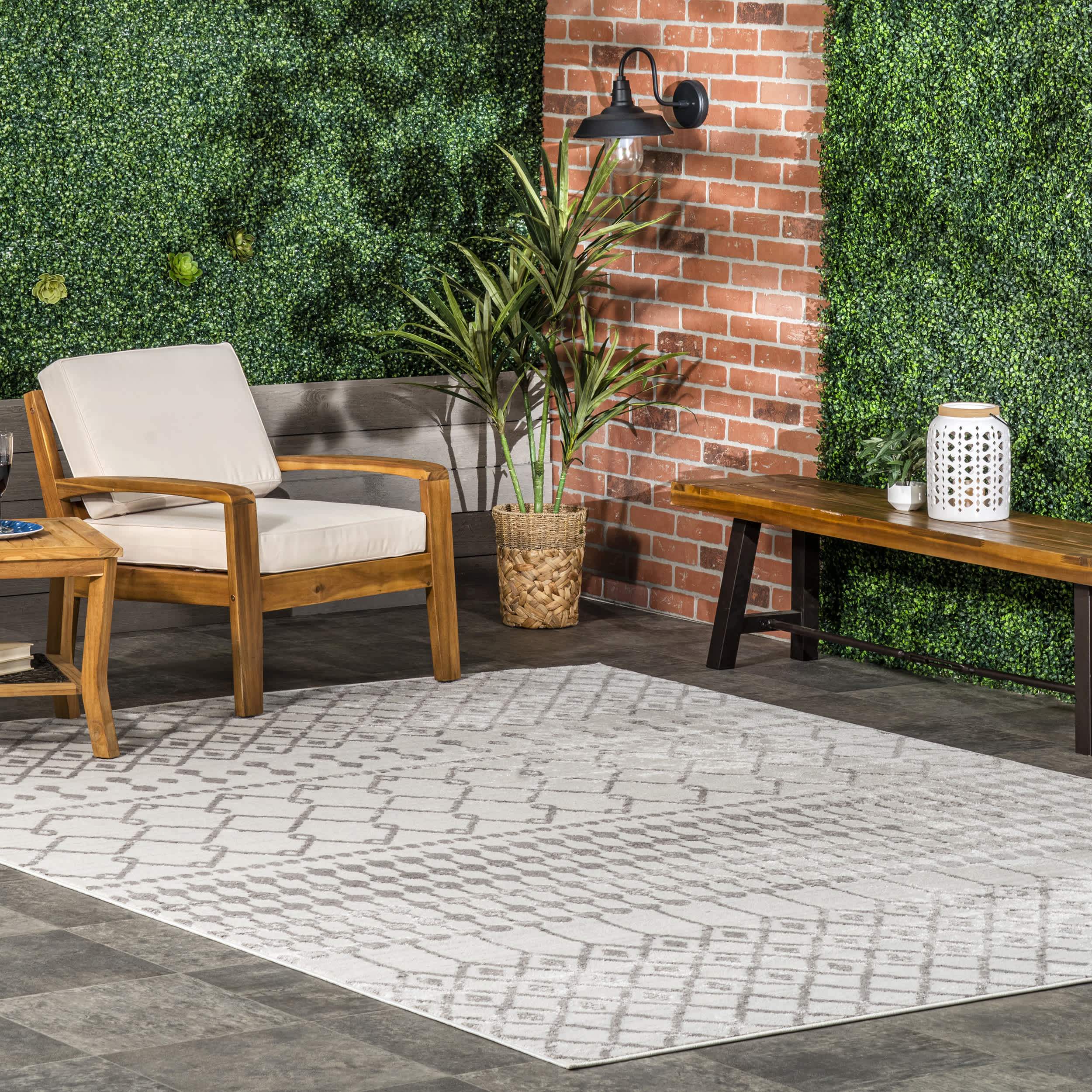 Kate Geometric Trellis Area Rug - Image 2
