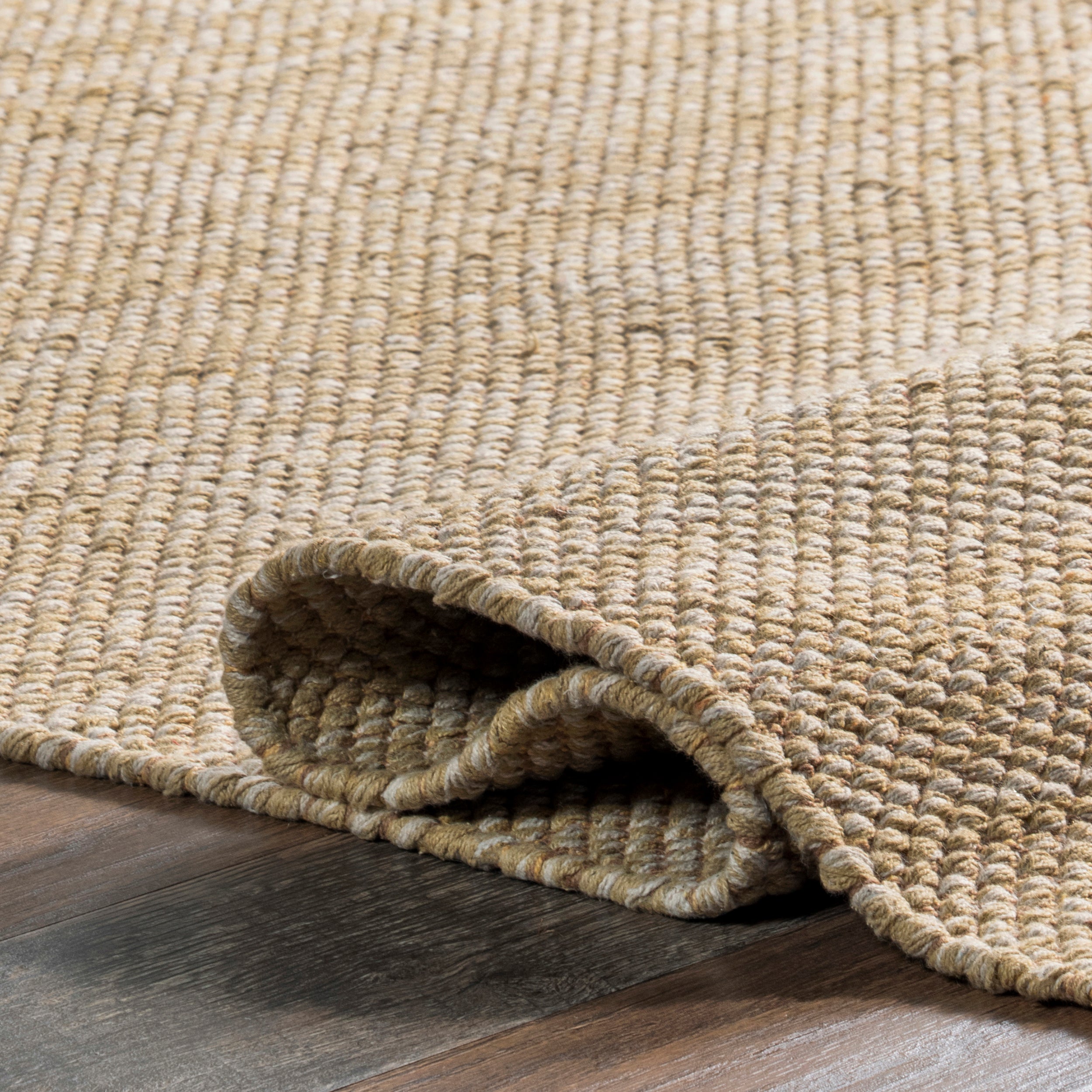 Alessi Solid Farmhouse Cotton Area Rug - Image 4