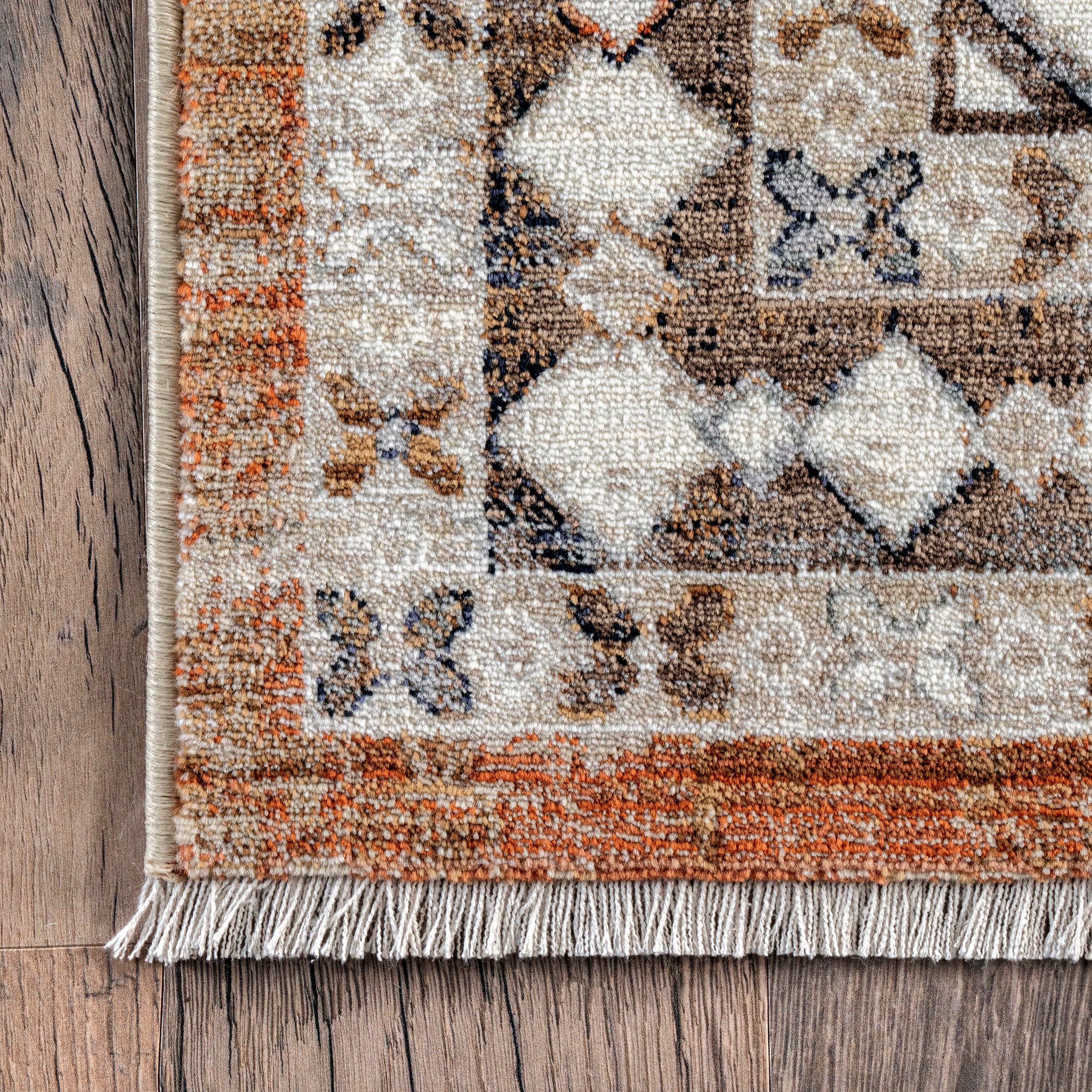 Vanesa Transitional Medallion Fringe Area Rug - Image 5