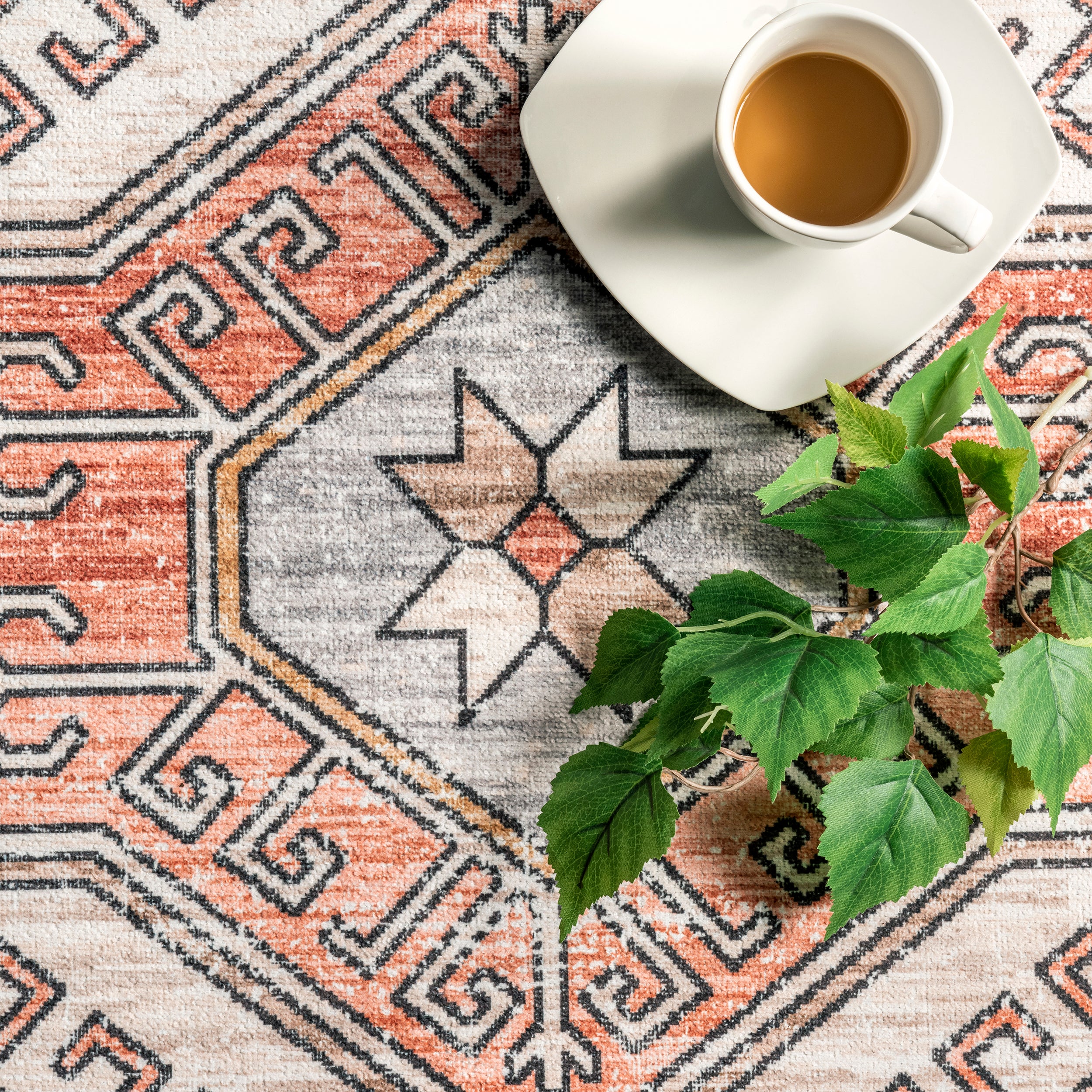 Mae Tribal Motif Machine Washable Area Rug - Image 19