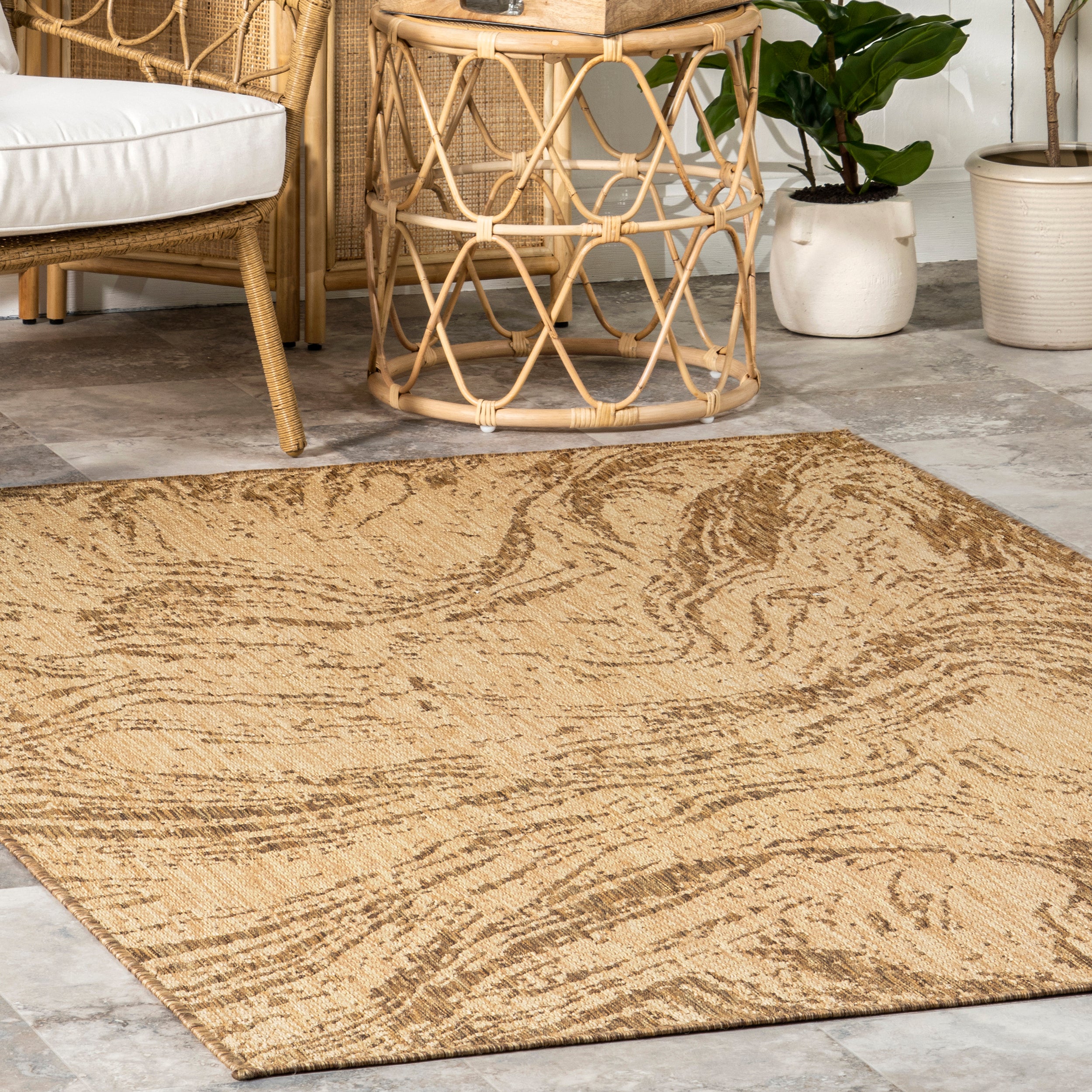 Marsha Contemporary Indoor/Outdoor Area Rug - Image 9