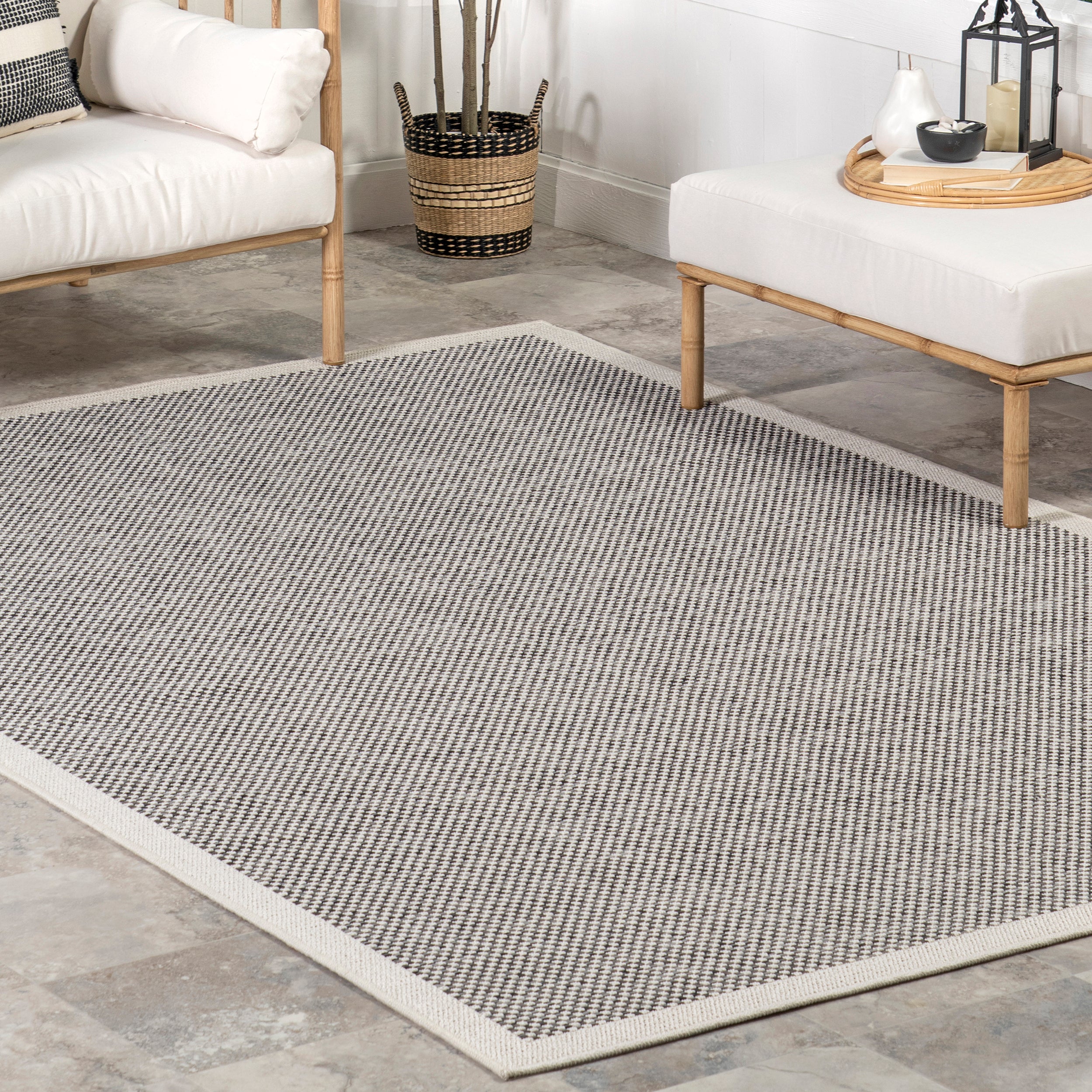 Linnea Contemporary Indoor/Outdoor Area Rug - Image 9