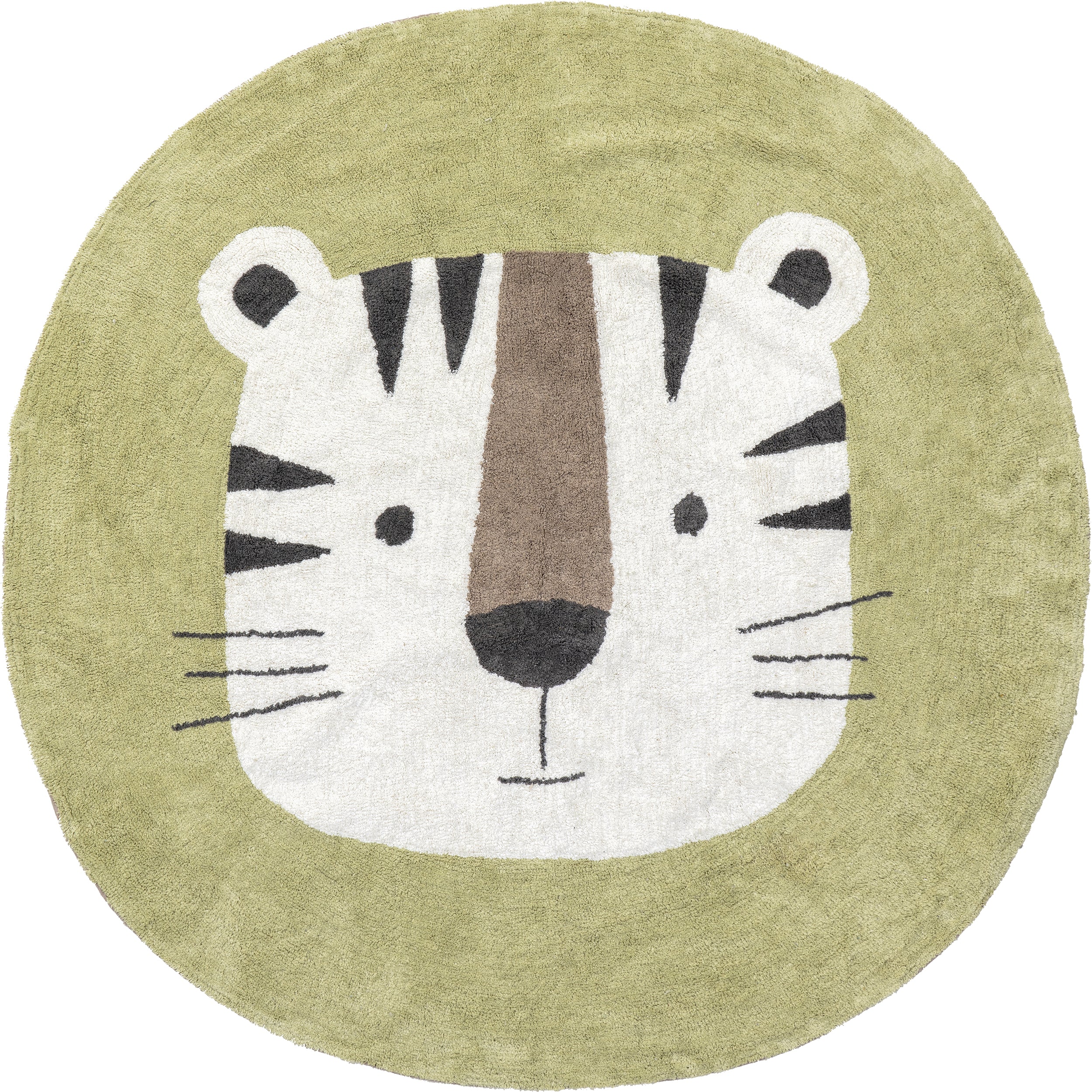 Lumi Tiger Kids Machine Washable Area Rug