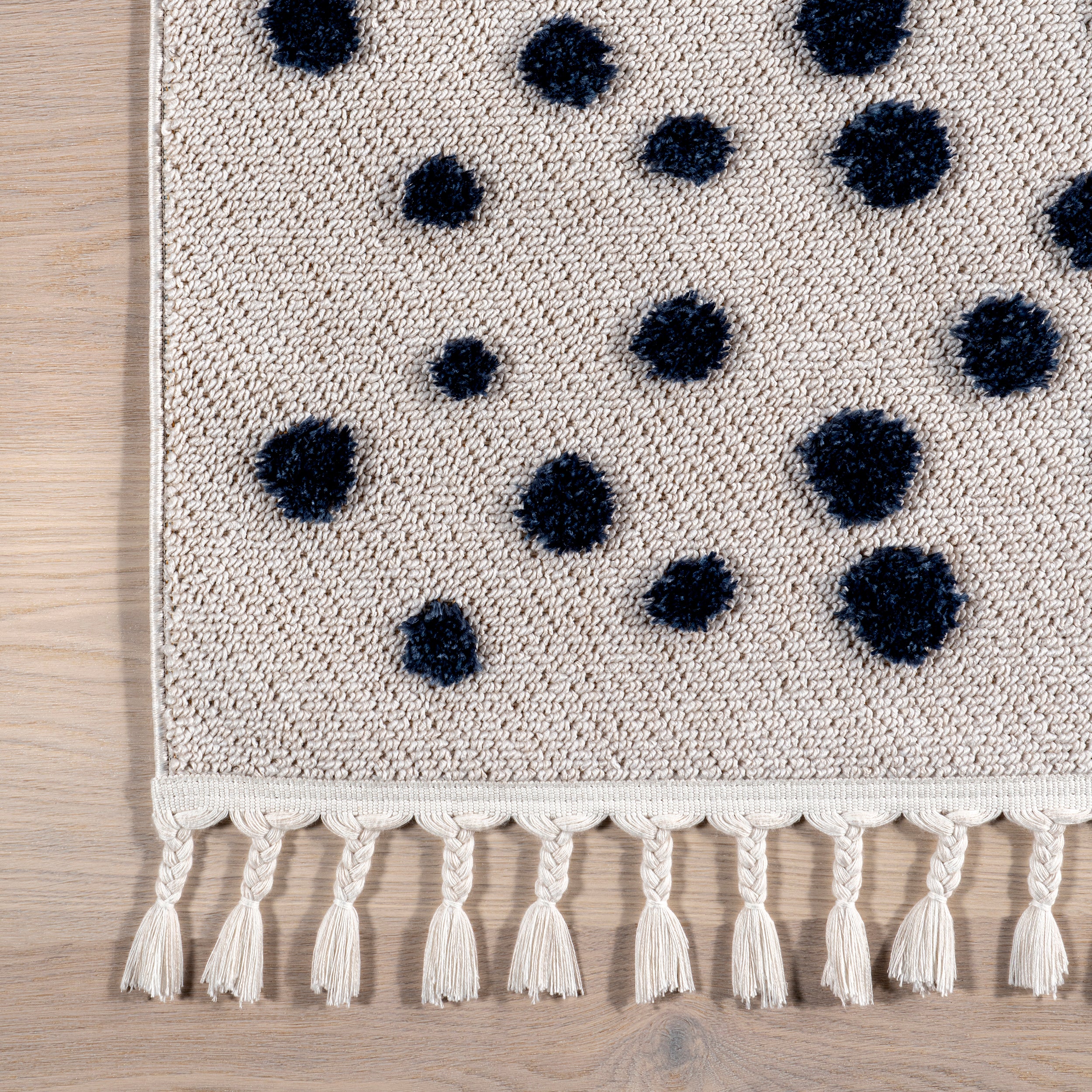 Alena Starry Night High-Low Kids Tasseled Area Rug - Image 5