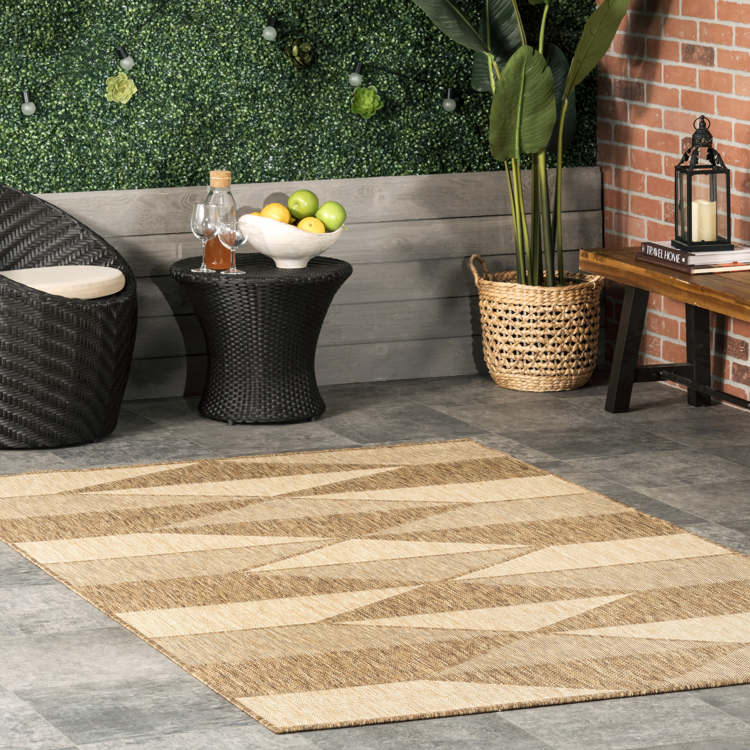 Antonia Fading Diamonds Indoor/Outdoor Area Rug - Image 2