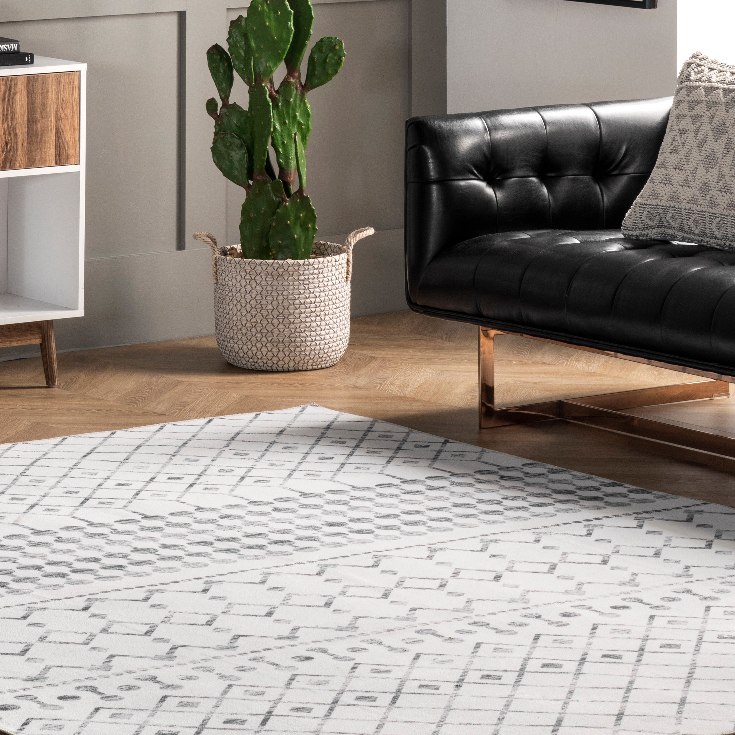 Moroccan Blythe Machine Washable Area Rug - Image 9