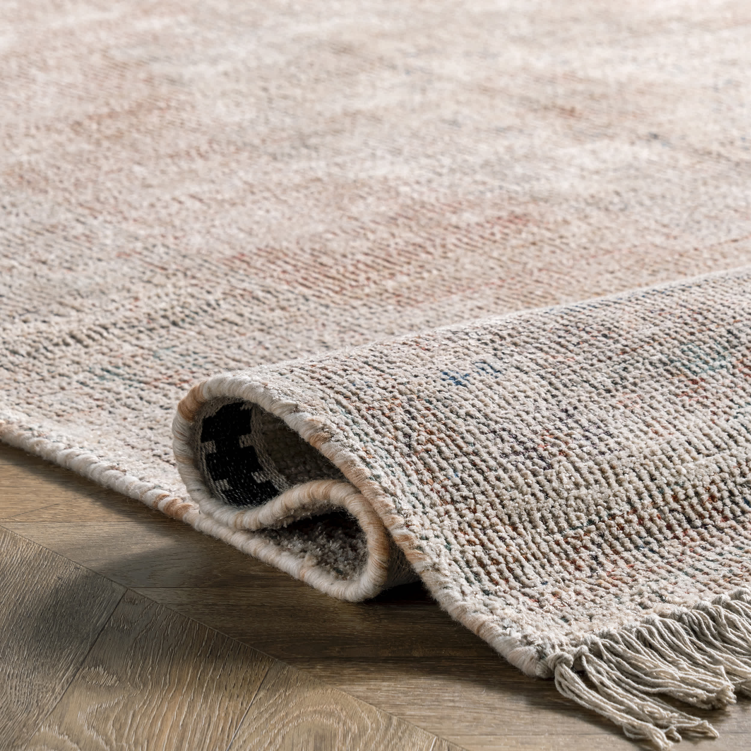 Gypsy Vintage Medallion Tassel Area Rug - Image 4