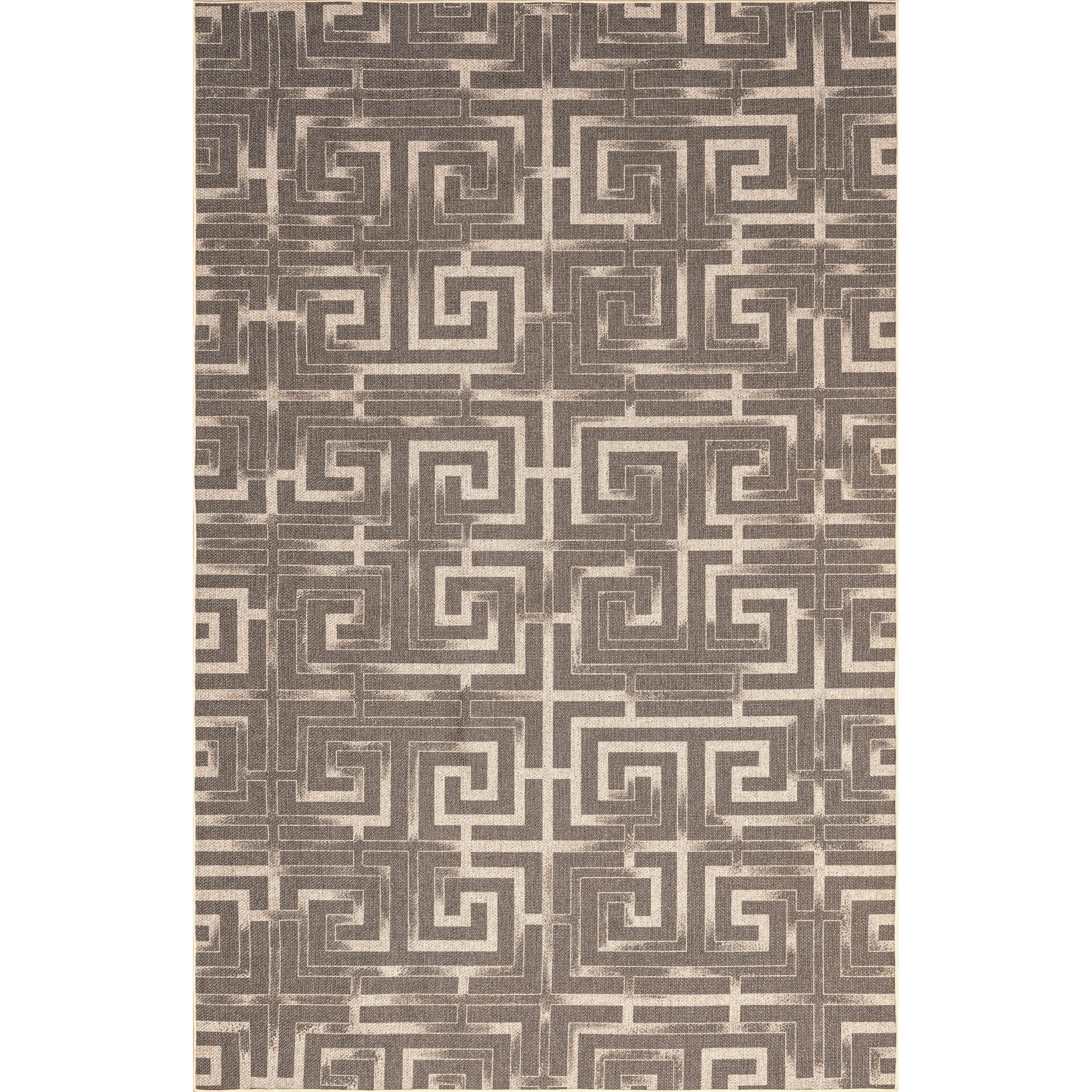 Sufia Geometric Easy-Jute Machine Washable Area Rug