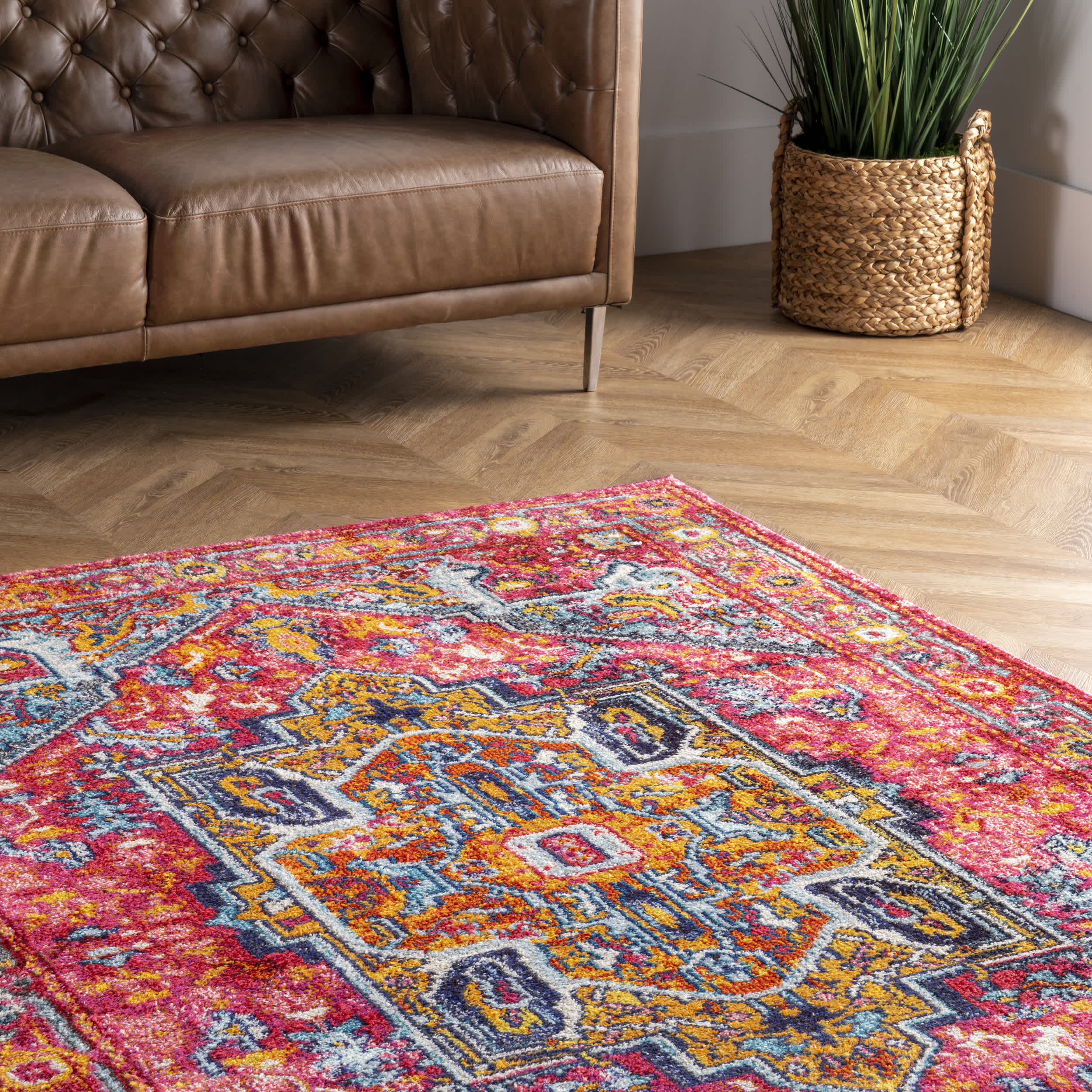 Reyna Medallion Area Rug - Image 9