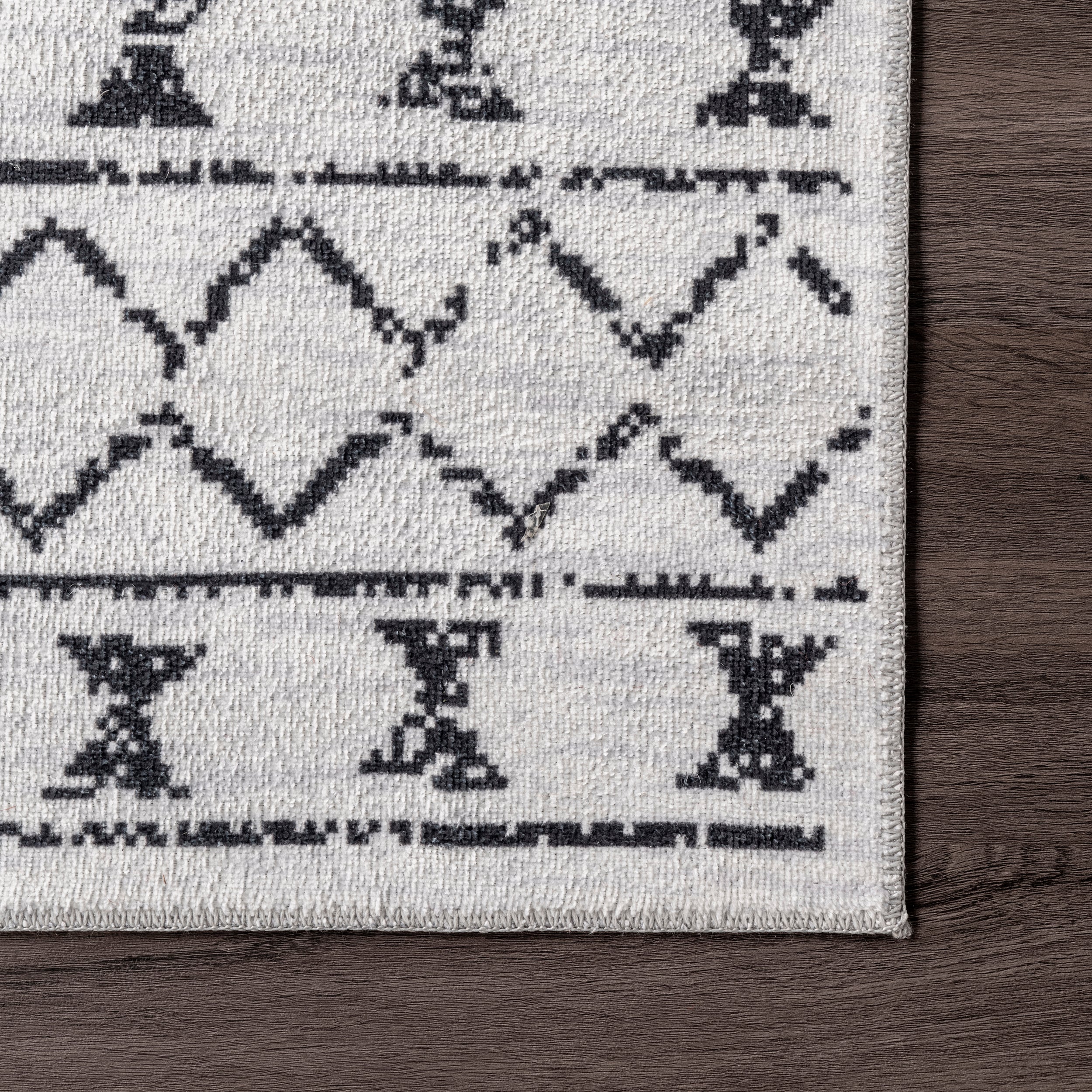 Noa Machine Washable Tribal Moroccan Area Rug - Image 5
