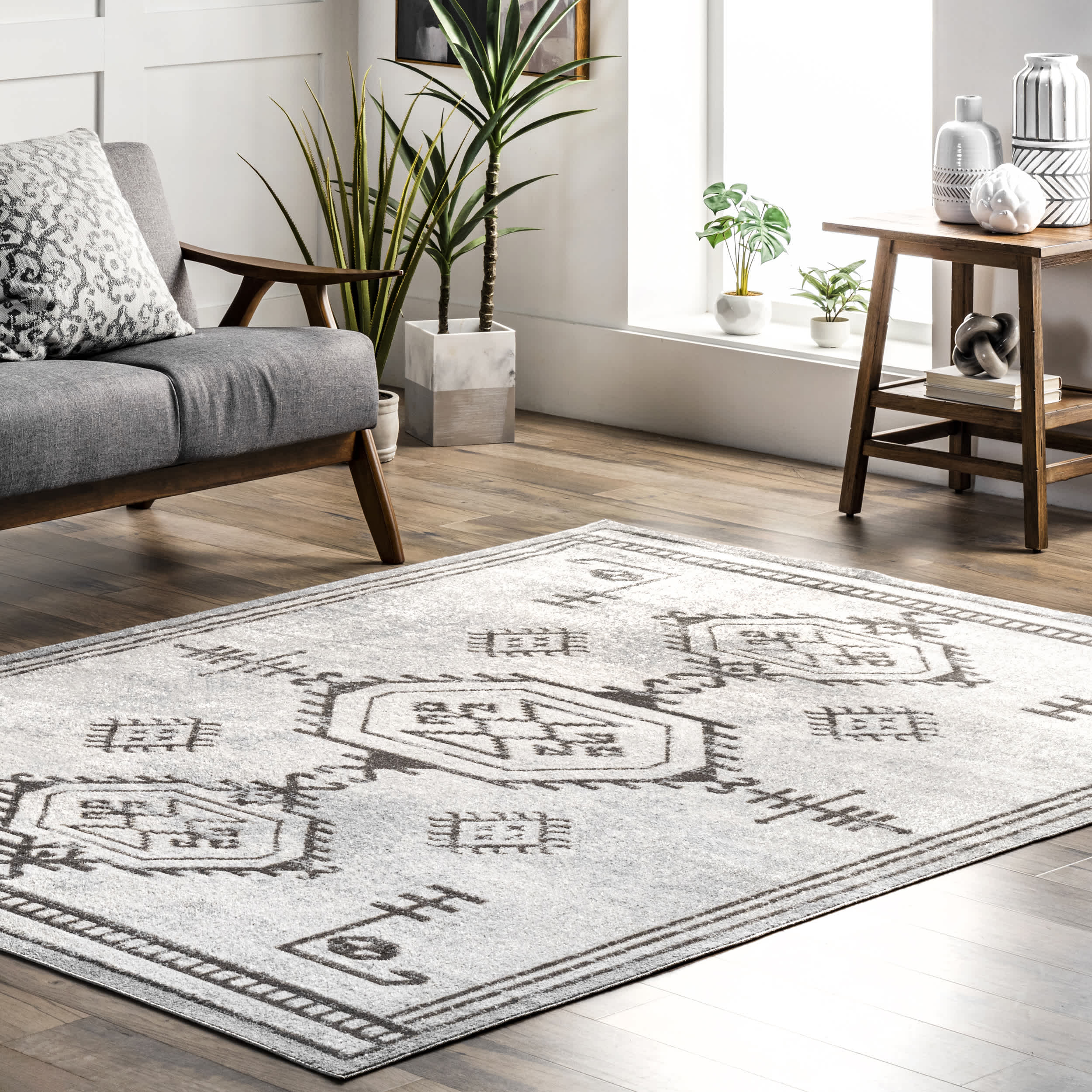 Kyleigh Machine Washable Southwestern Area Rug - Image 2