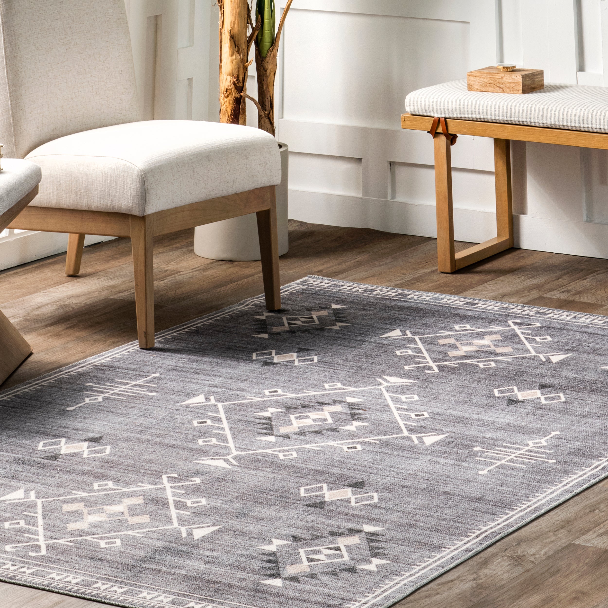 Evalyn Southwestern Machine Washable Area Rug - Image 21