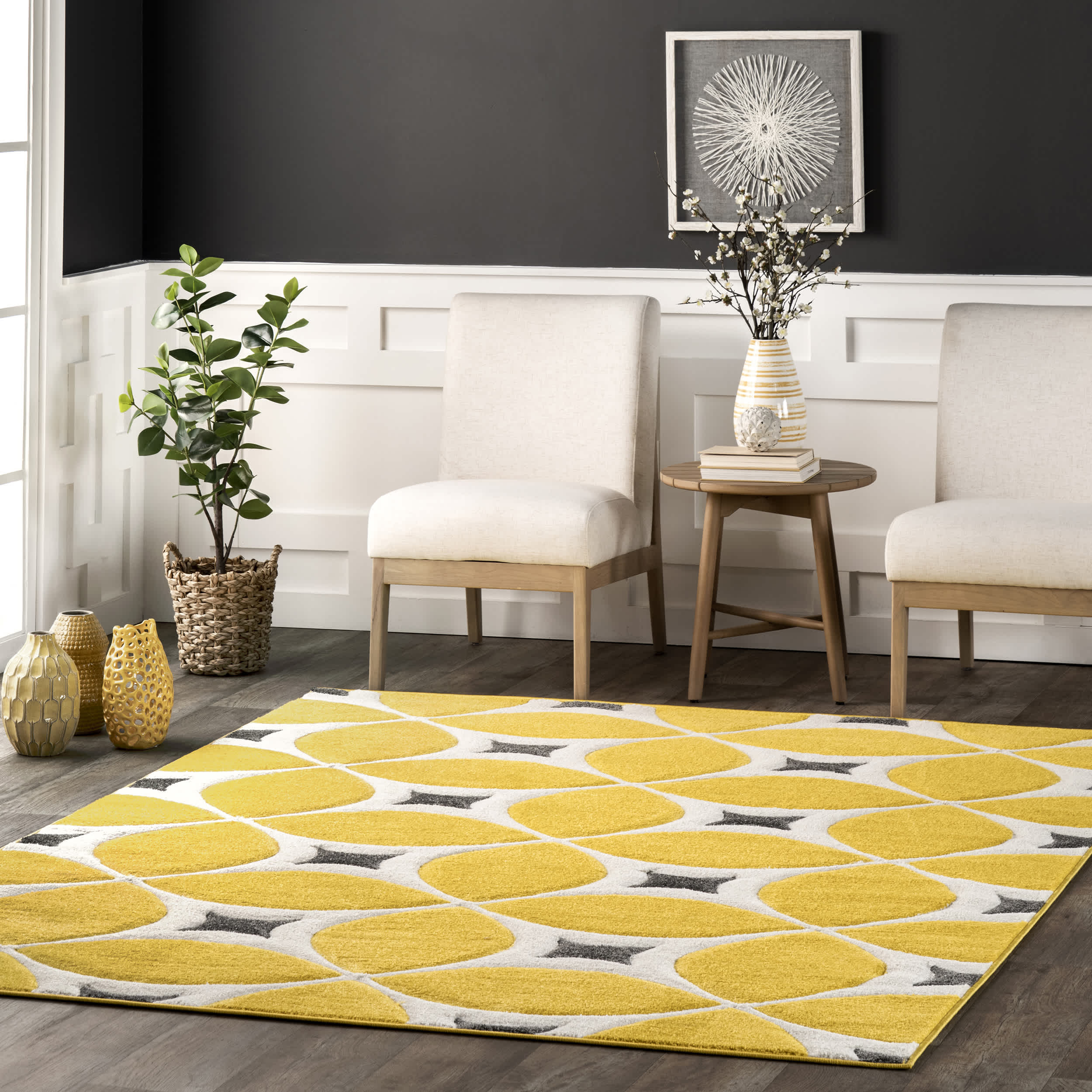 Gabriela Contemporary Trellis Area Rug - Image 12
