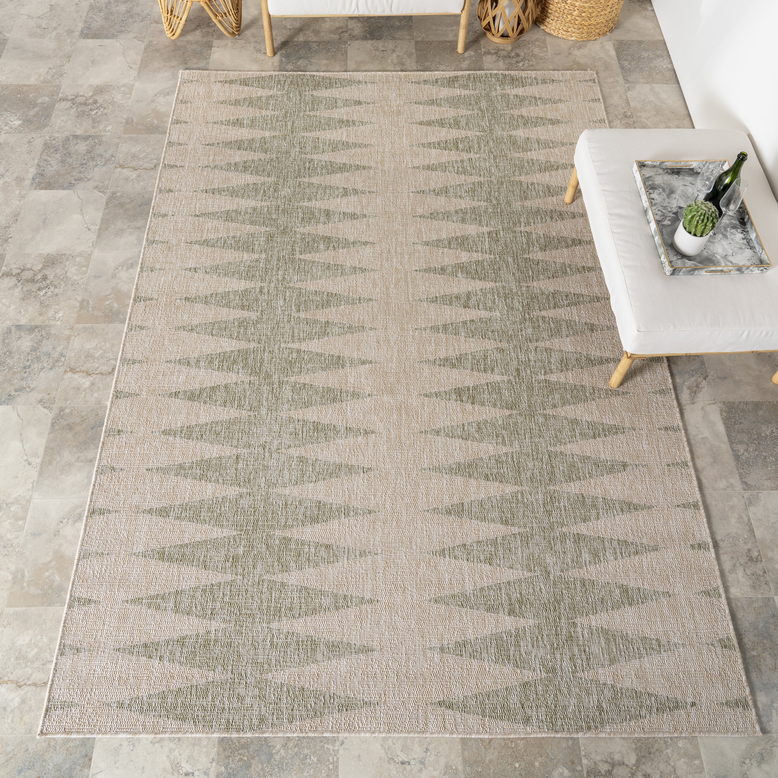 Philipa Moroccan Geometrc Indoor/Outdoor Area Rug - Image 2