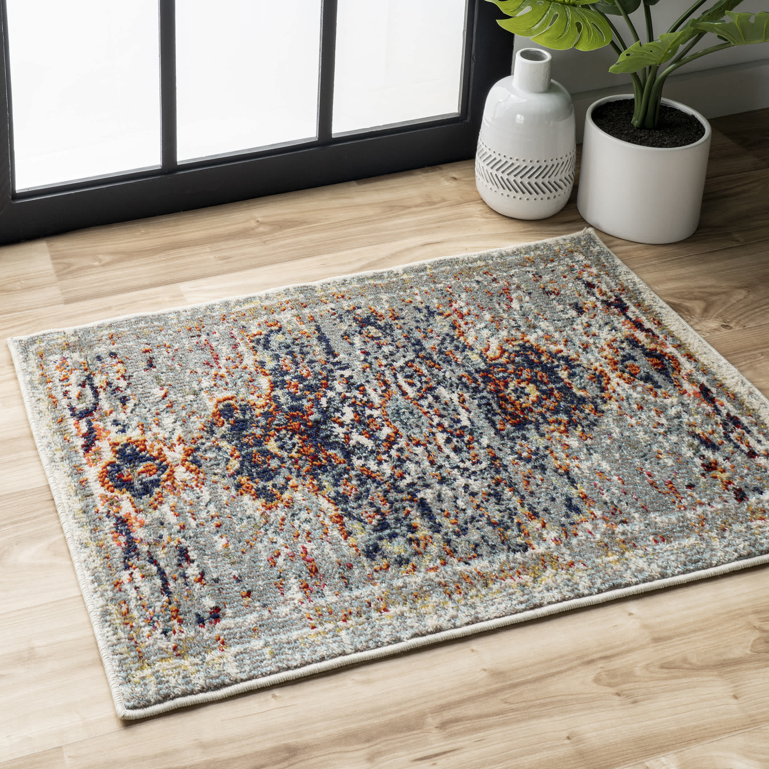 Distressed Persian Sarita Area Rug - Image 12