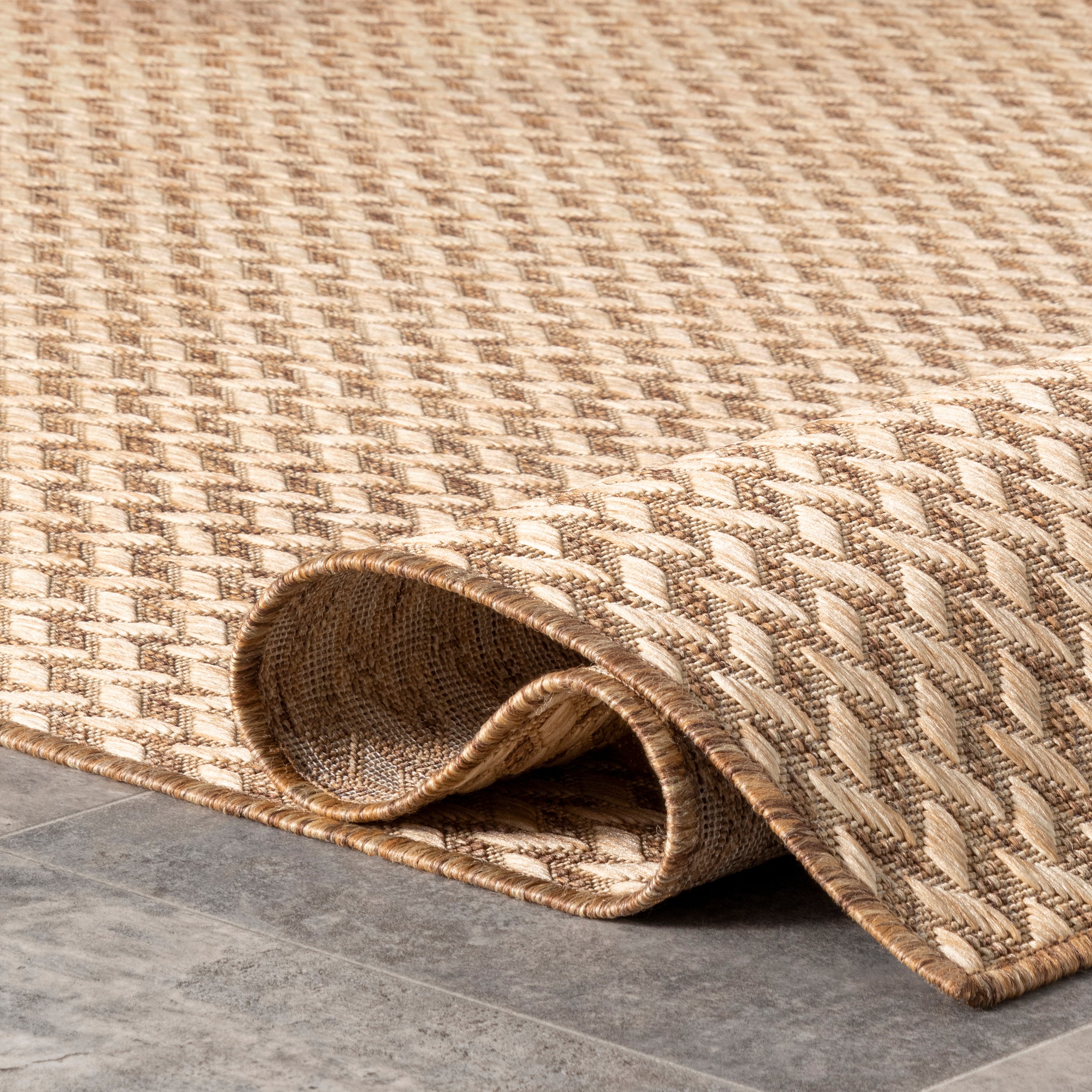 Camryn Herringbone Indoor/Outdoor Area Rug - Image 4