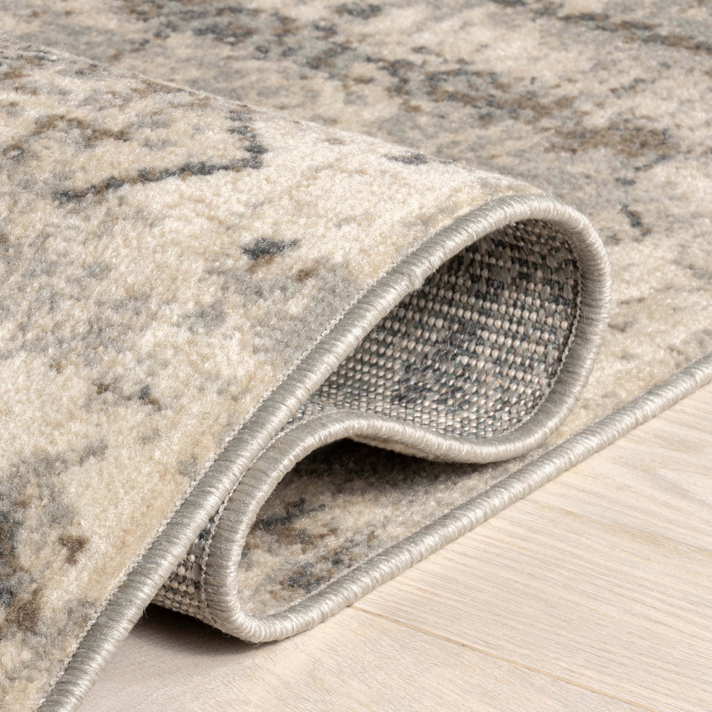 Aella Distressed Medallion Area Rug - Image 4