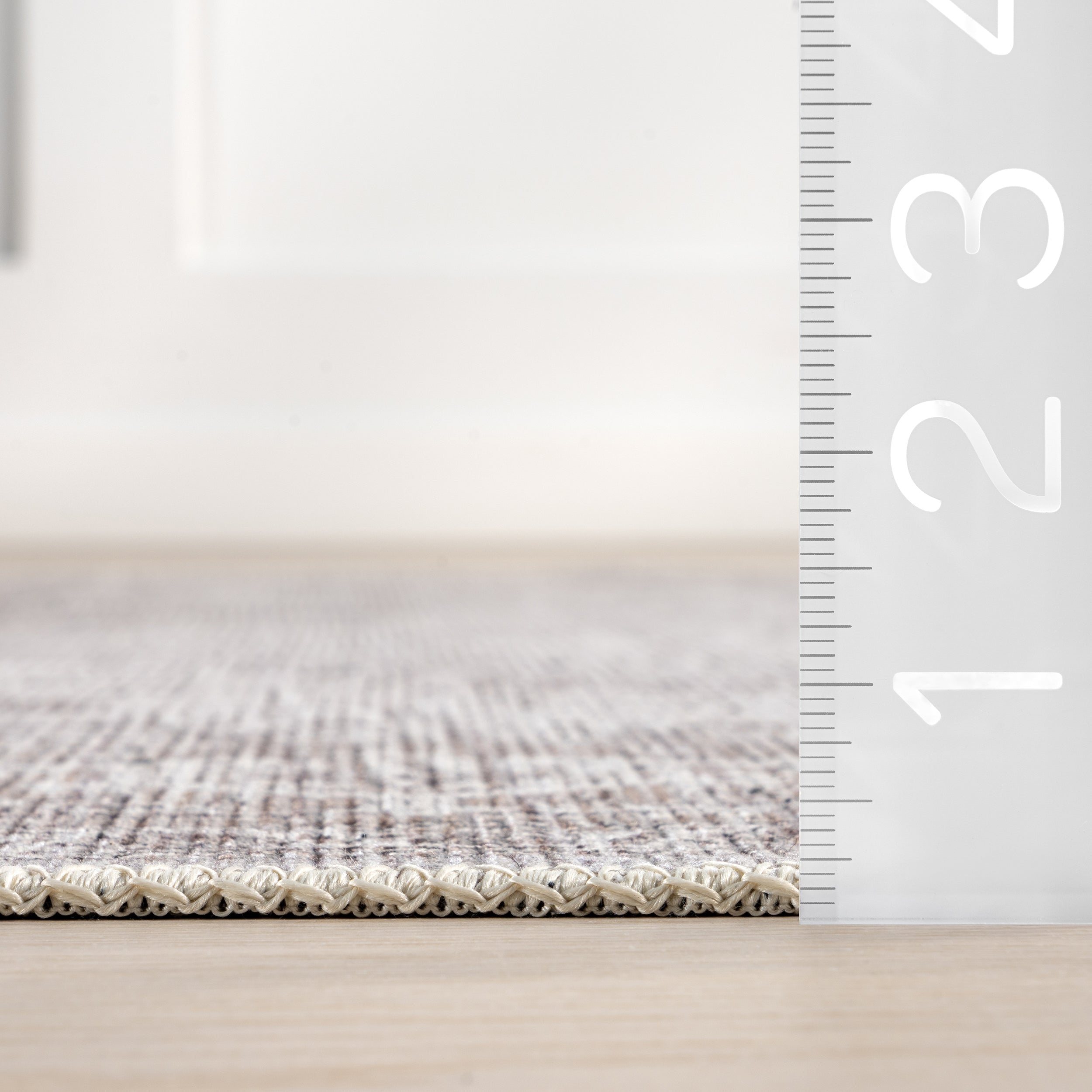 Green Haven Collection Juni Recycled Cotton Machine Washable Area Rug - Image 3