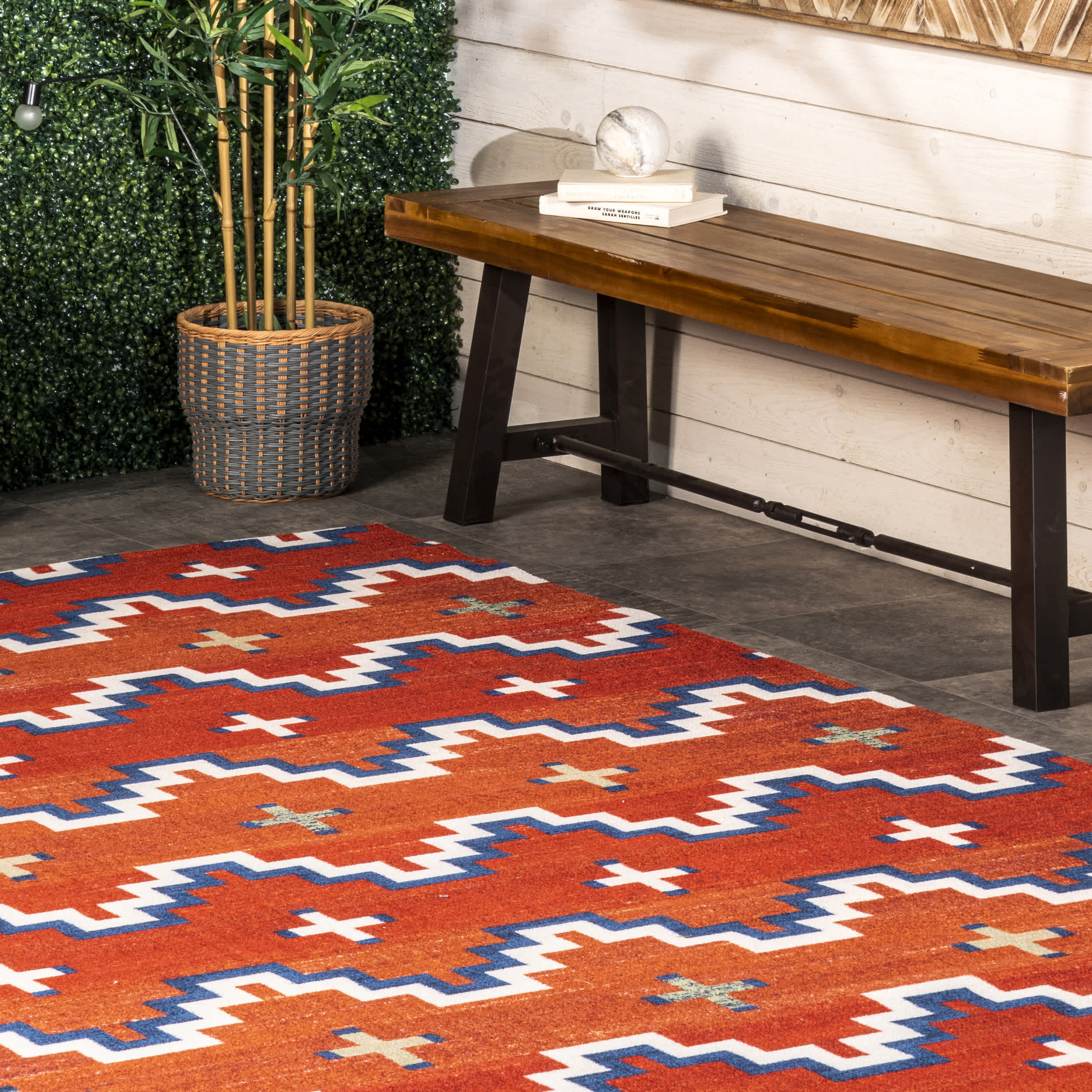 Lani Aztec Indoor/Outdoor Area Rug - Image 9