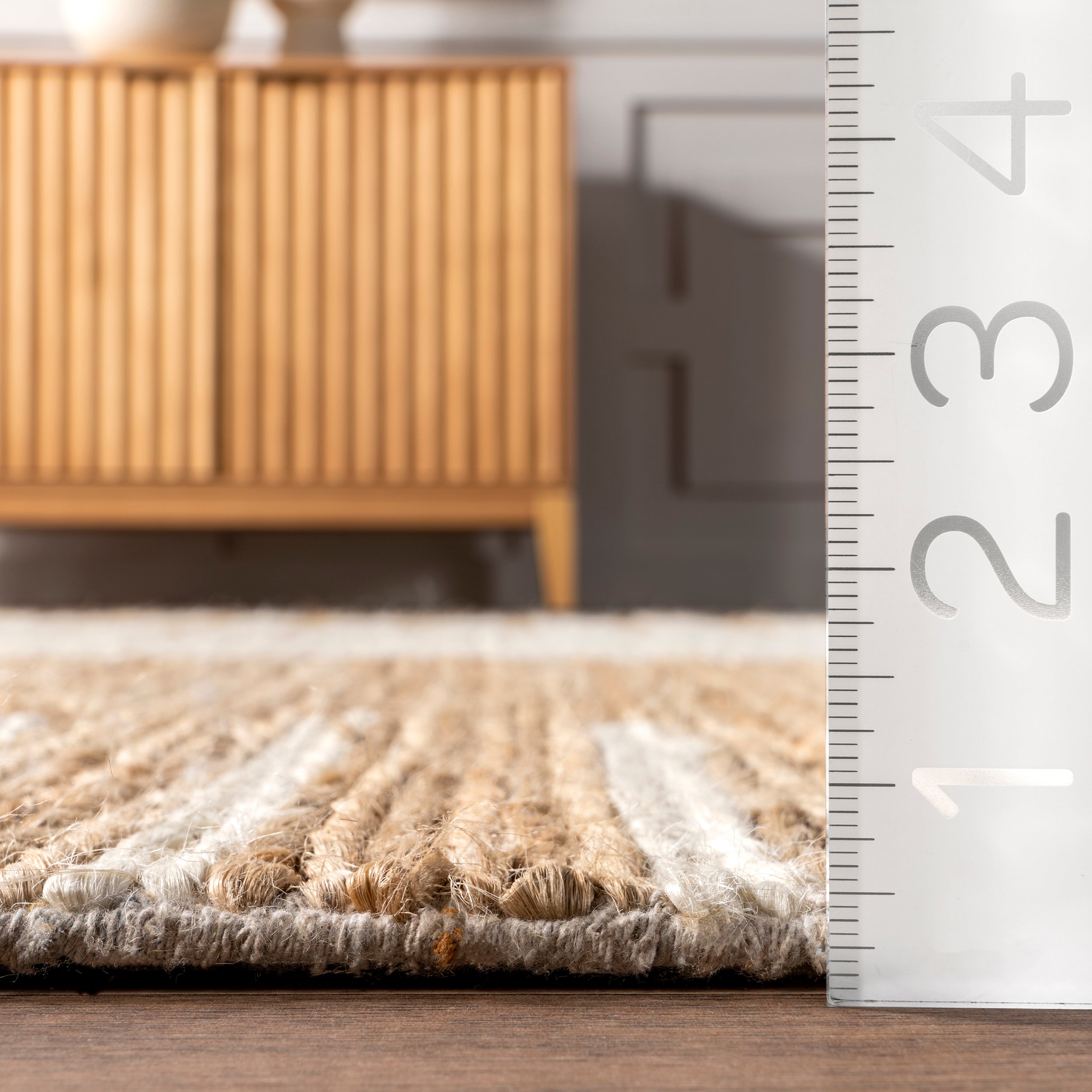 Chastain Modern Geometric Jute Area Rug - Image 3