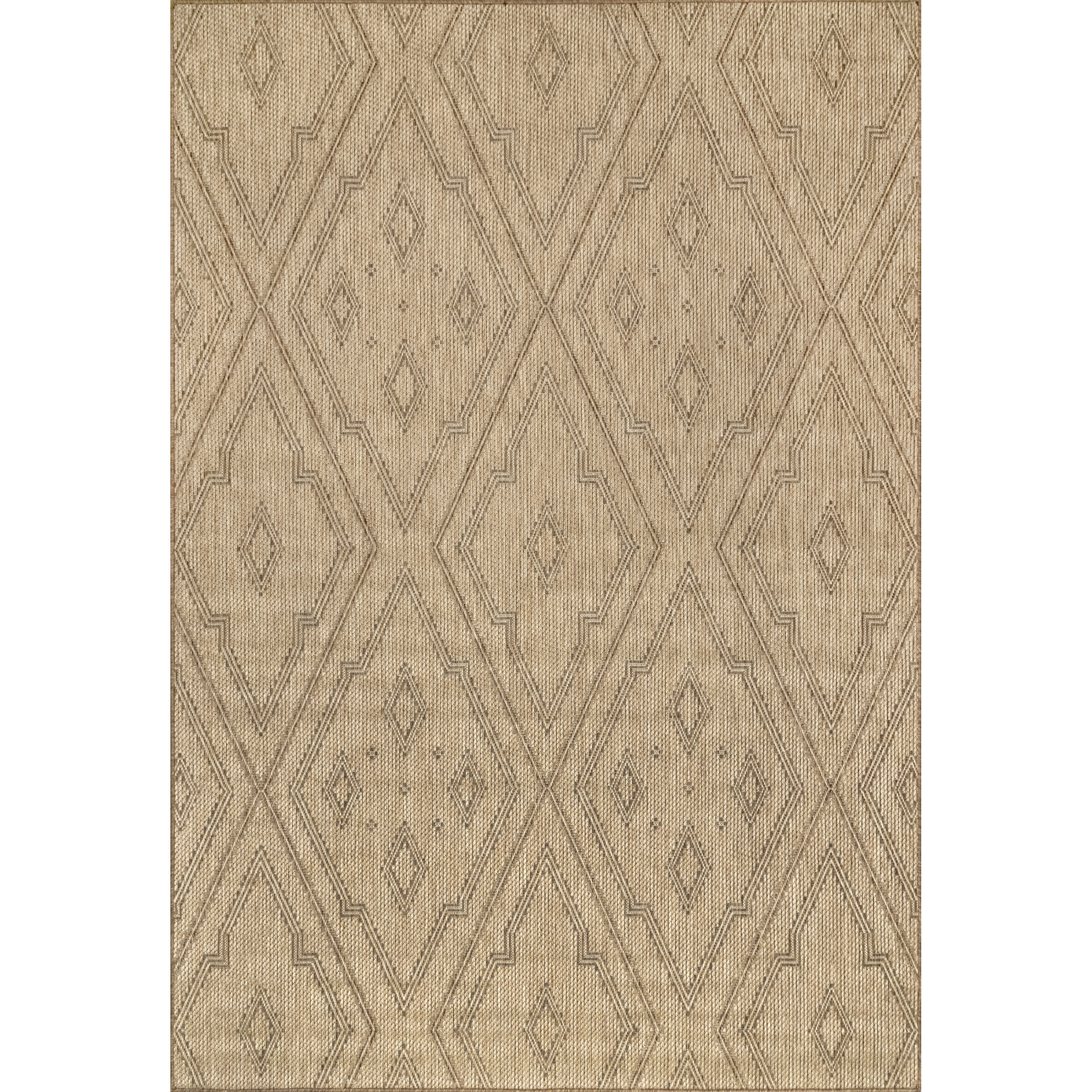 Latia Double Diamond Indoor/Outdoor Area Rug