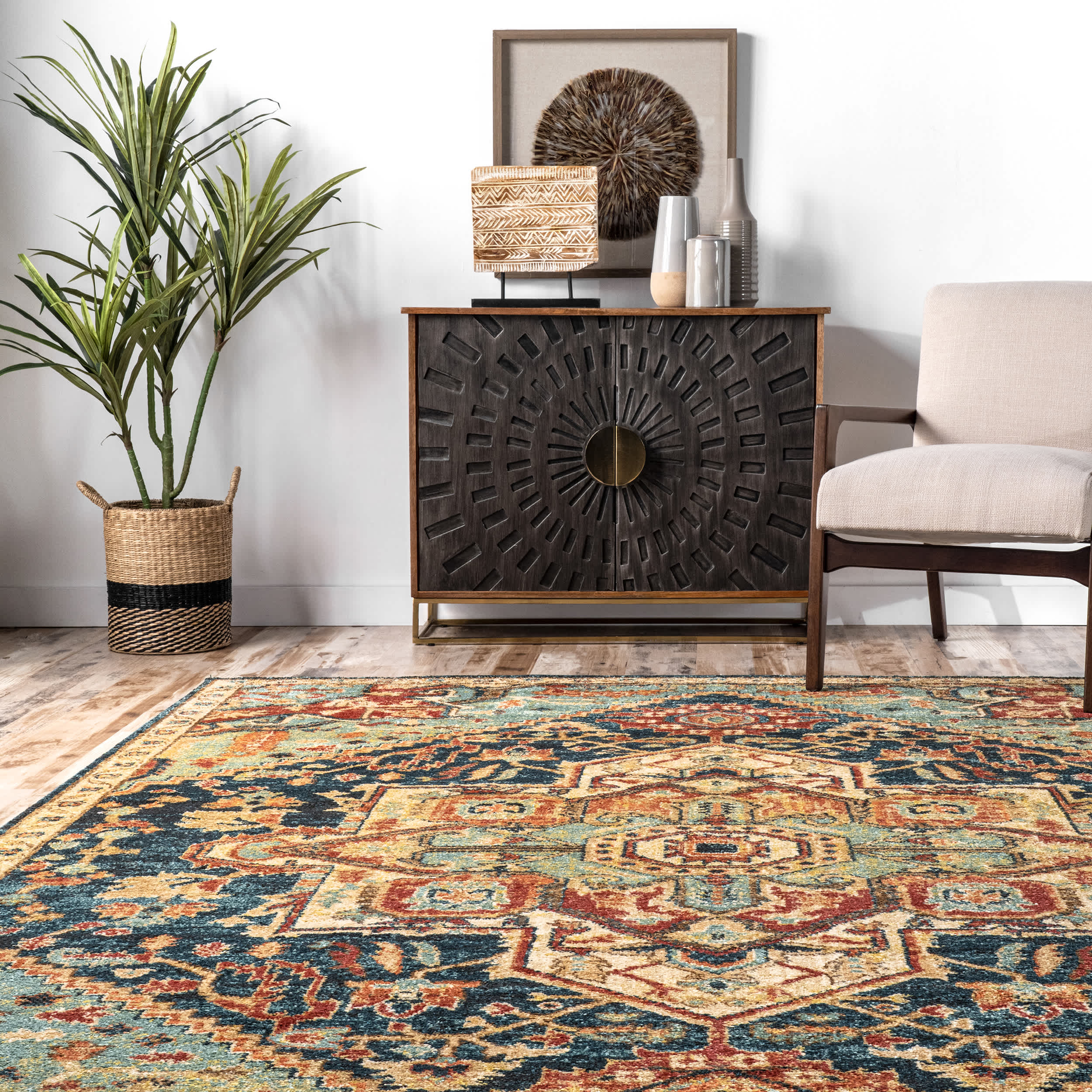 Tribal Medallion Tabetha Rug - Image 8