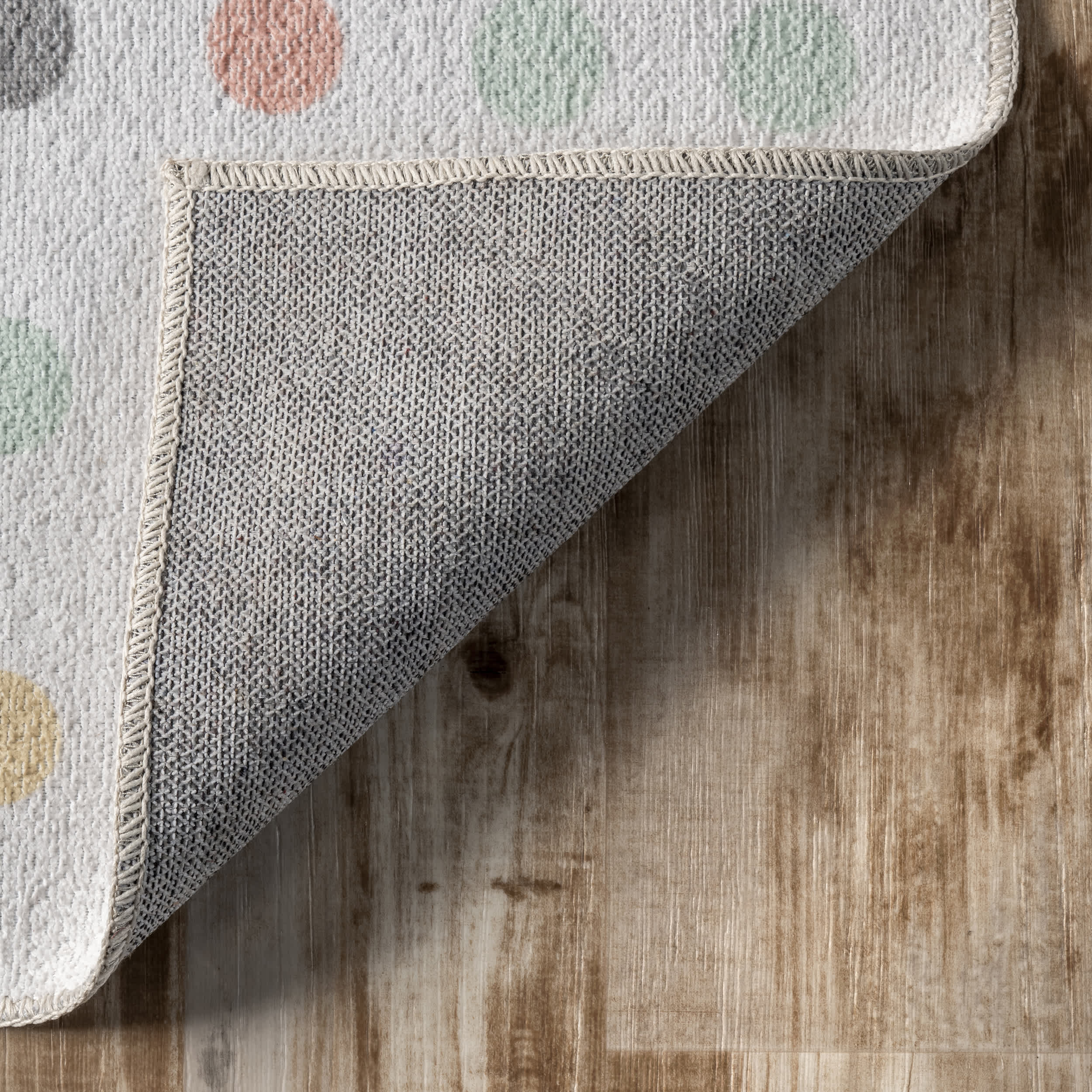 Polka Dotted Washable Area Rug - Image 7
