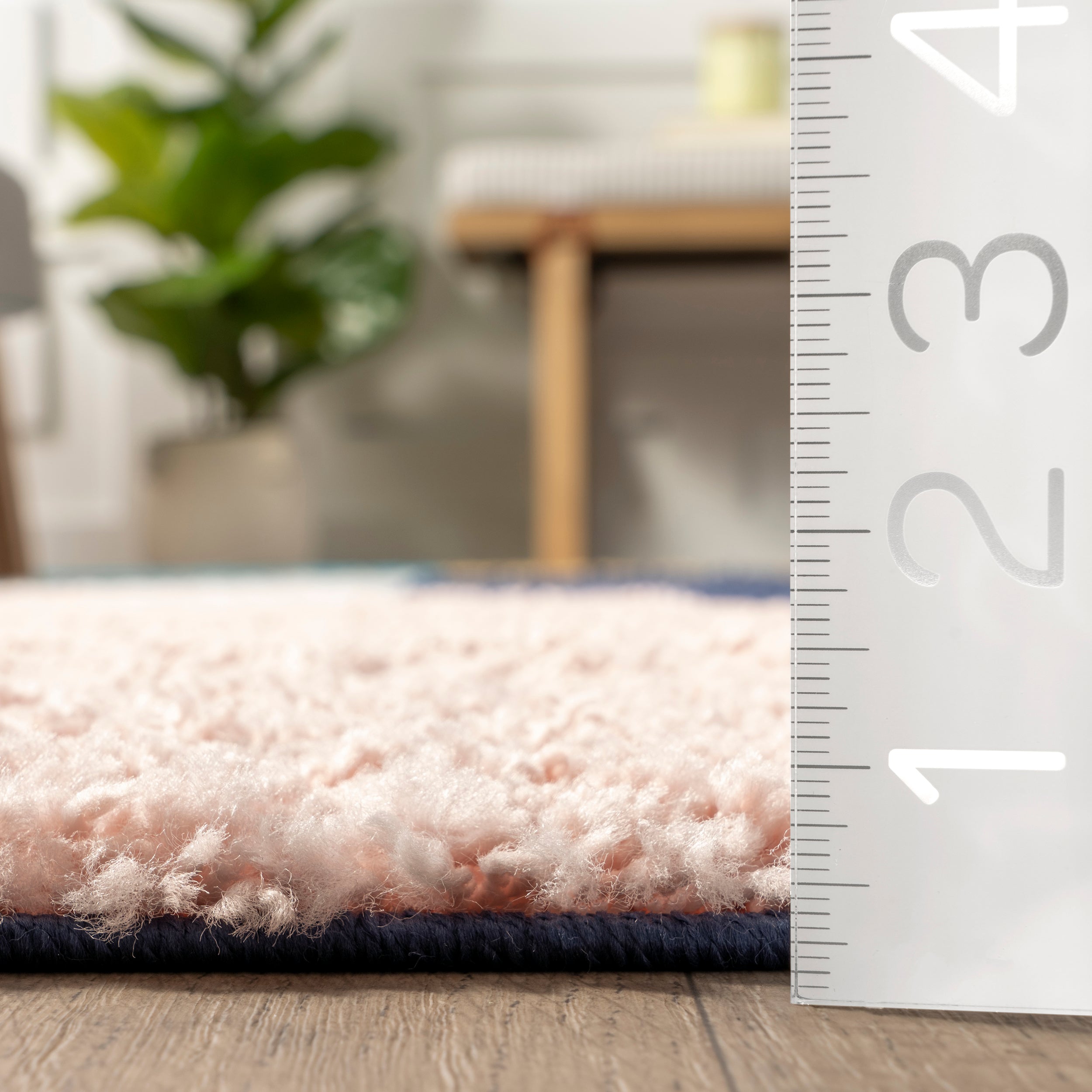 Ellyn Abstract Shapes Shag Area Rug - Image 3