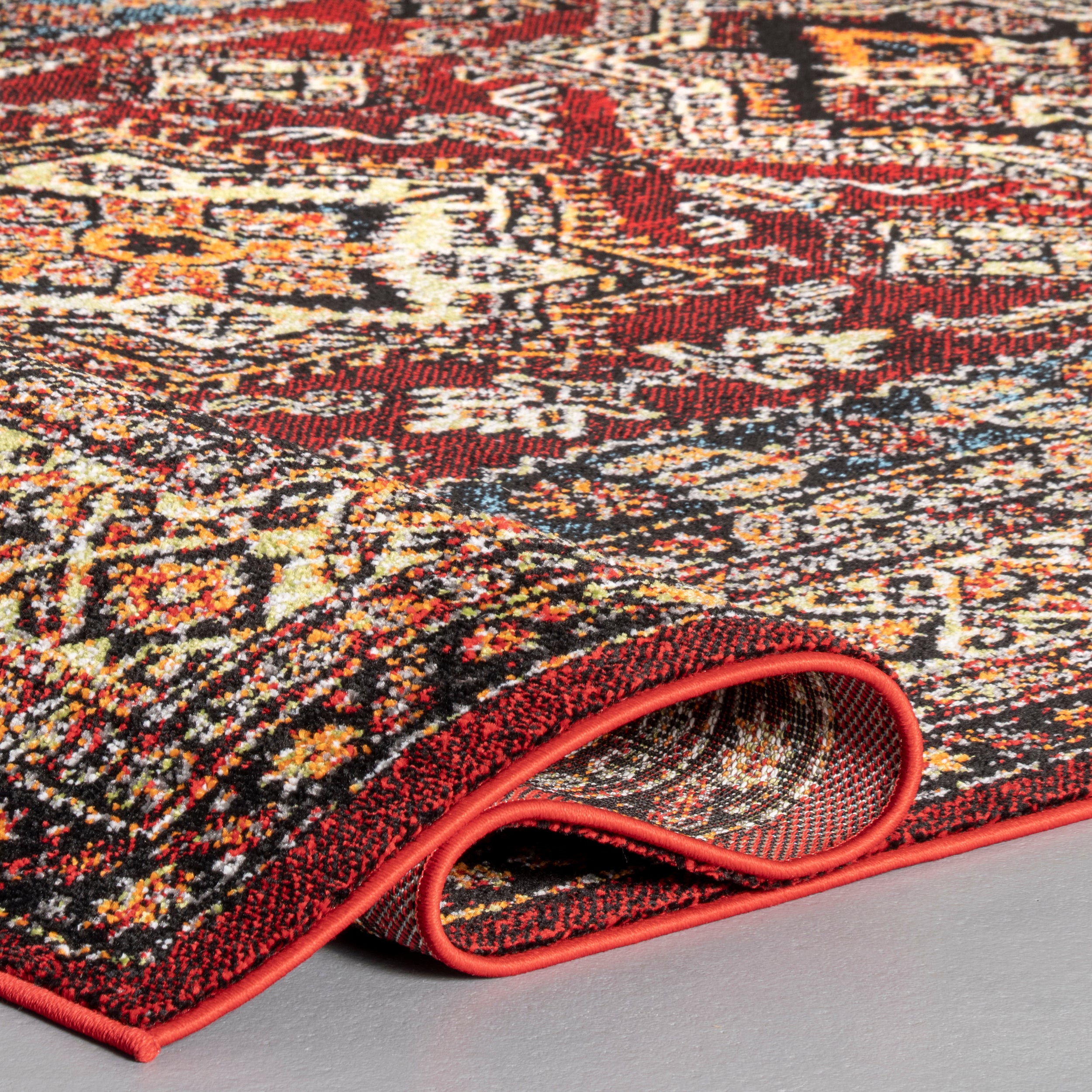 Indoor/Outdoor Transitional Medieval Randy Area Rug - Image 4