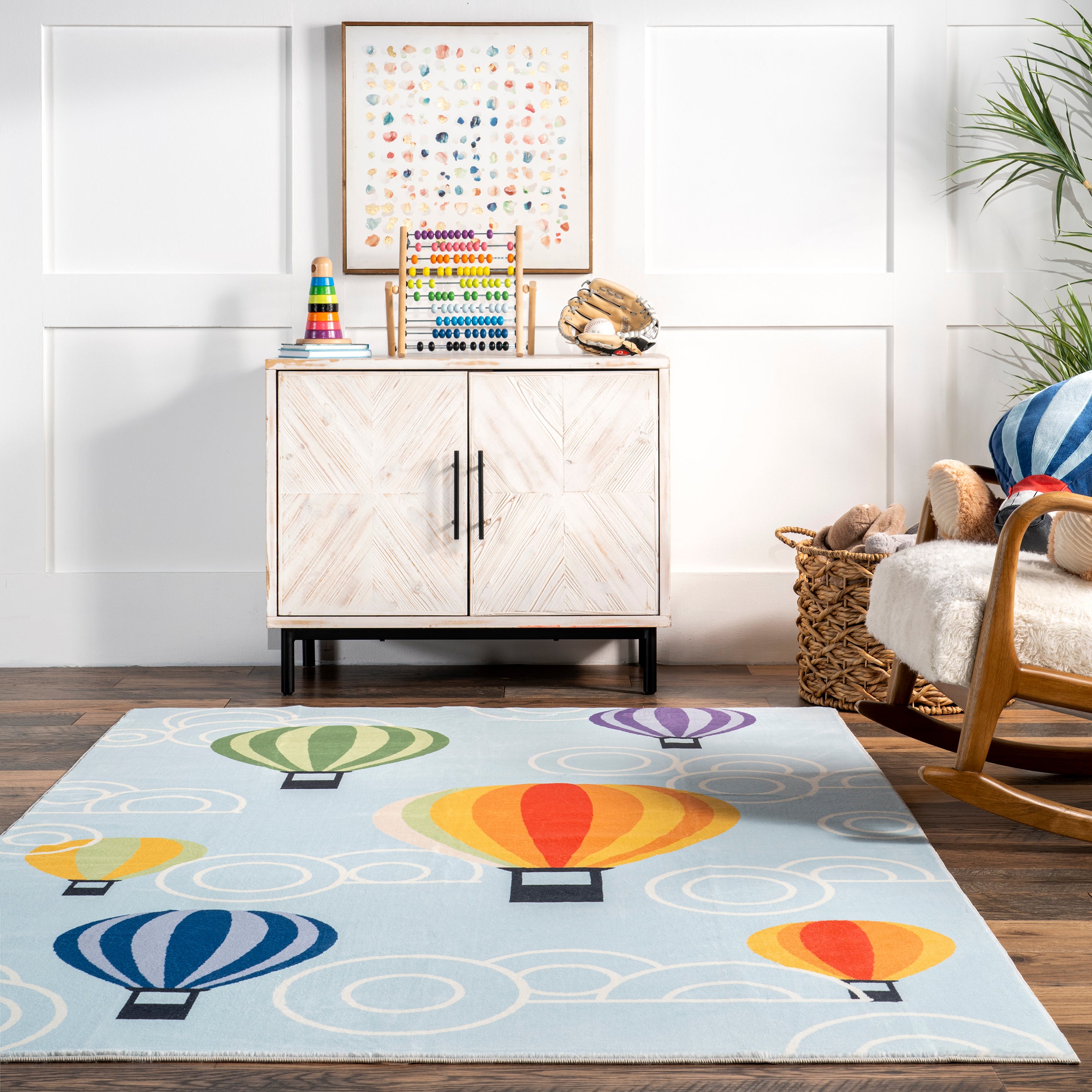 Annelie Balloon Machine Washable Kids Area Rug - Image 8