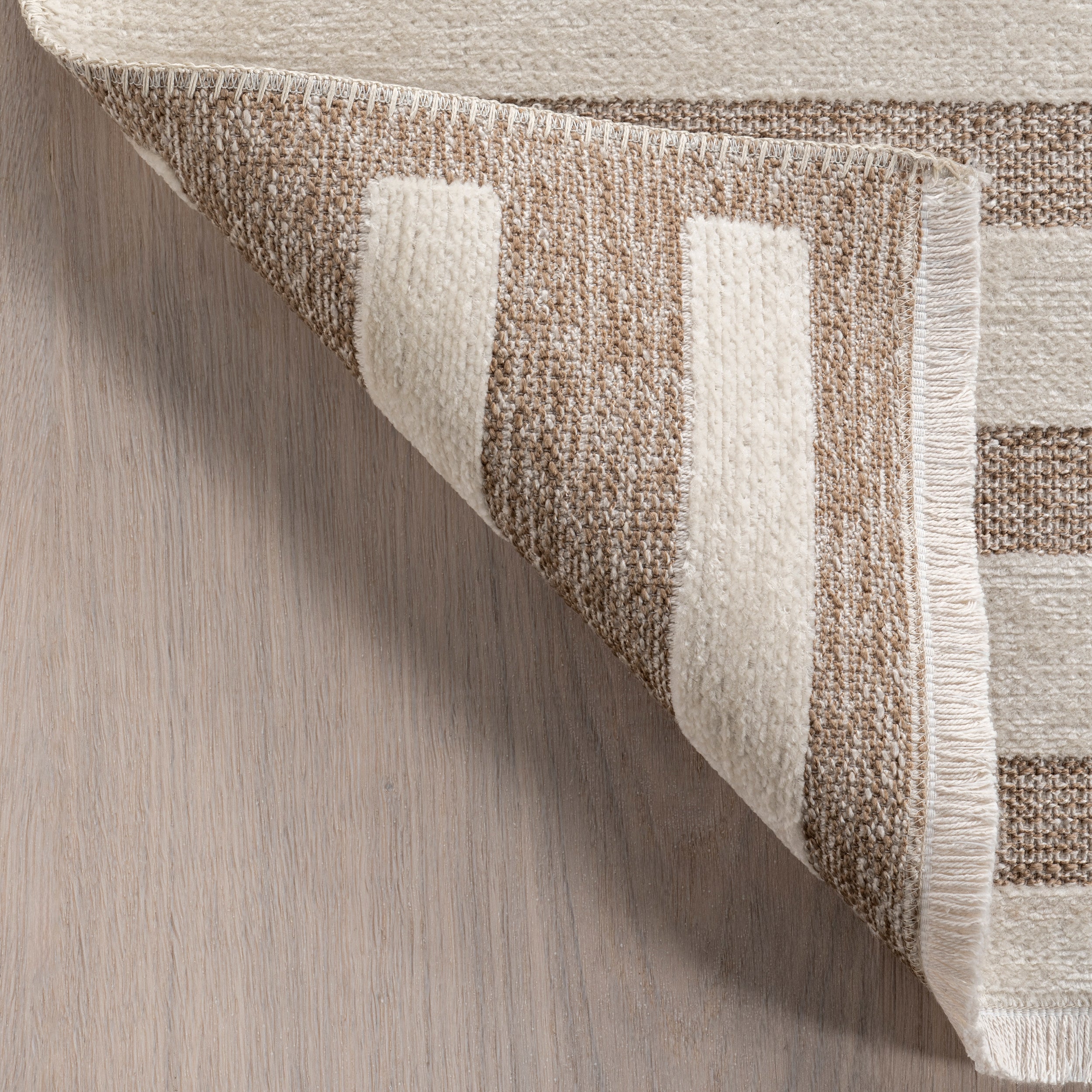 Mina Modern Stripes Reversible Machine Washable Area Rug - Image 7