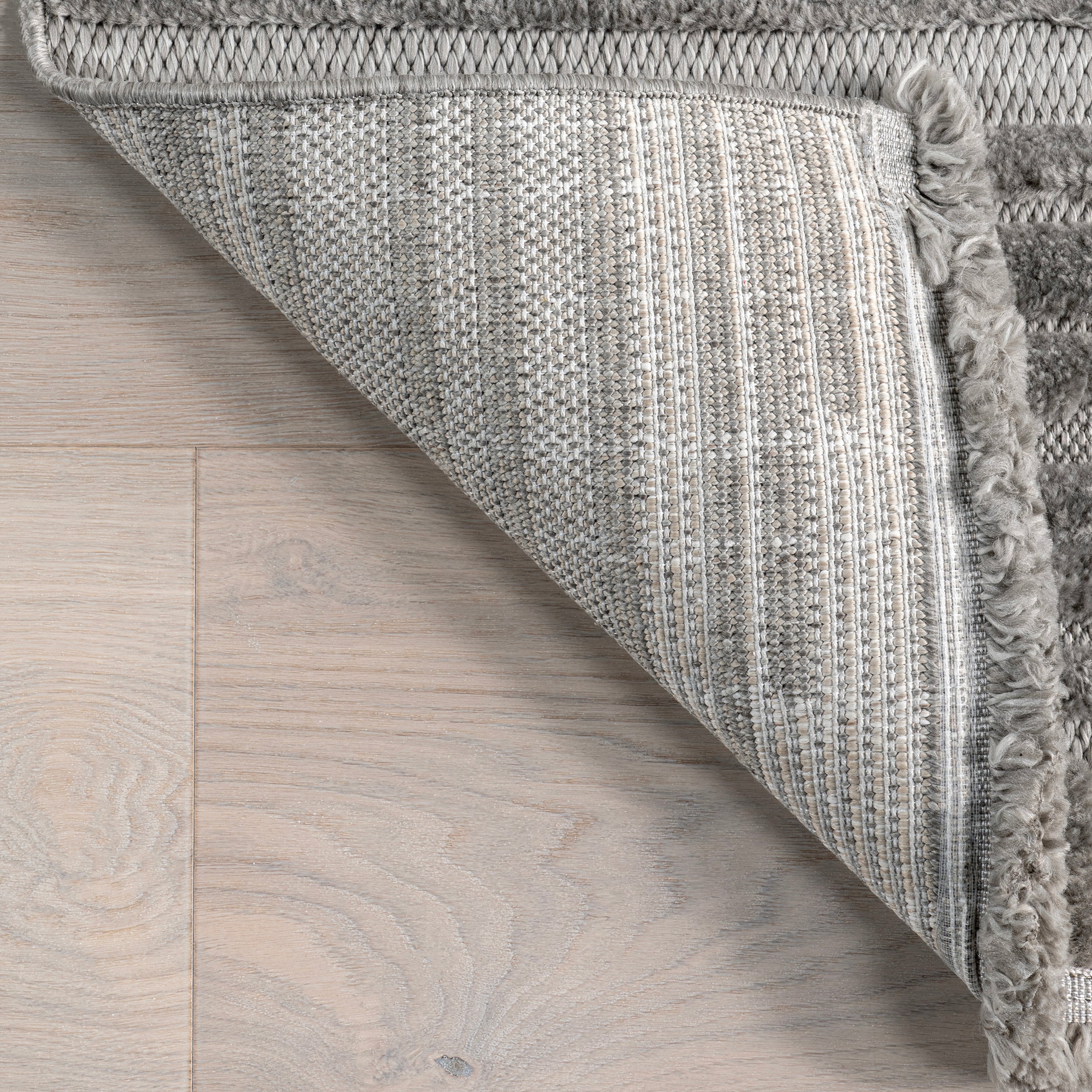 Ziva Contemporary Abstract High-Low Fringe Area Rug - Image 7