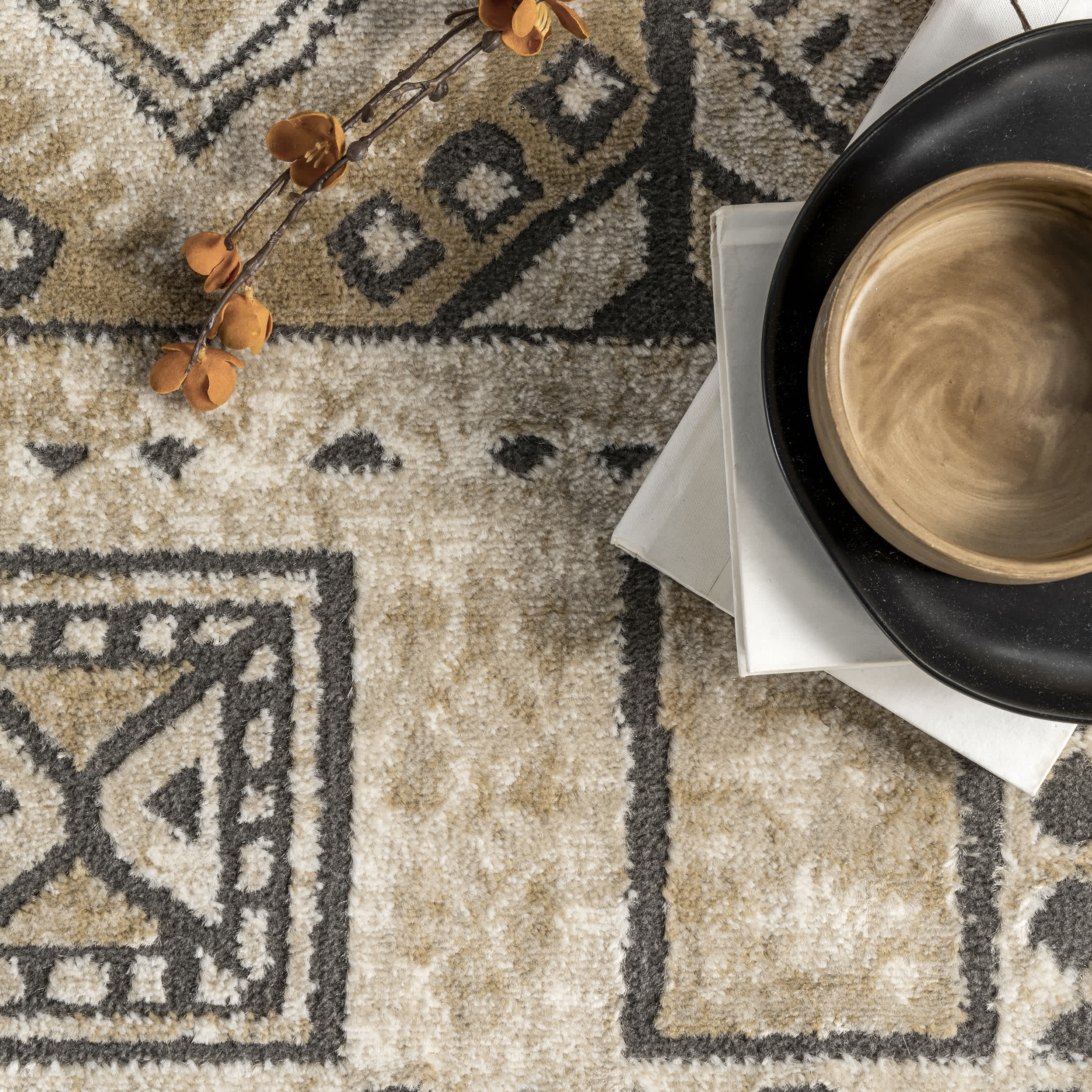 Maryanne Geometric Aztec Area Rug - Image 6