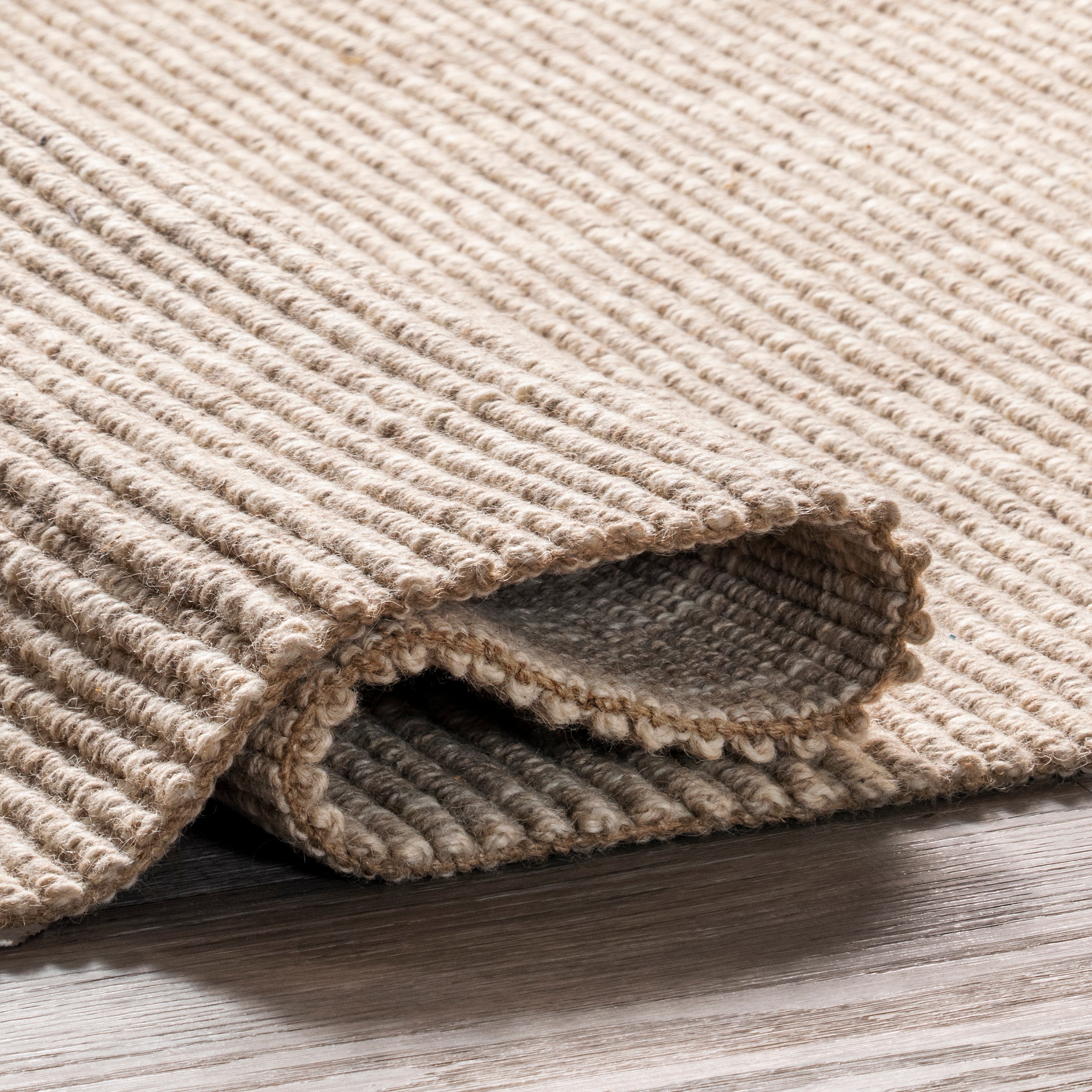 Jolinn Farmhouse Wool and Jute Area Rug - Image 4