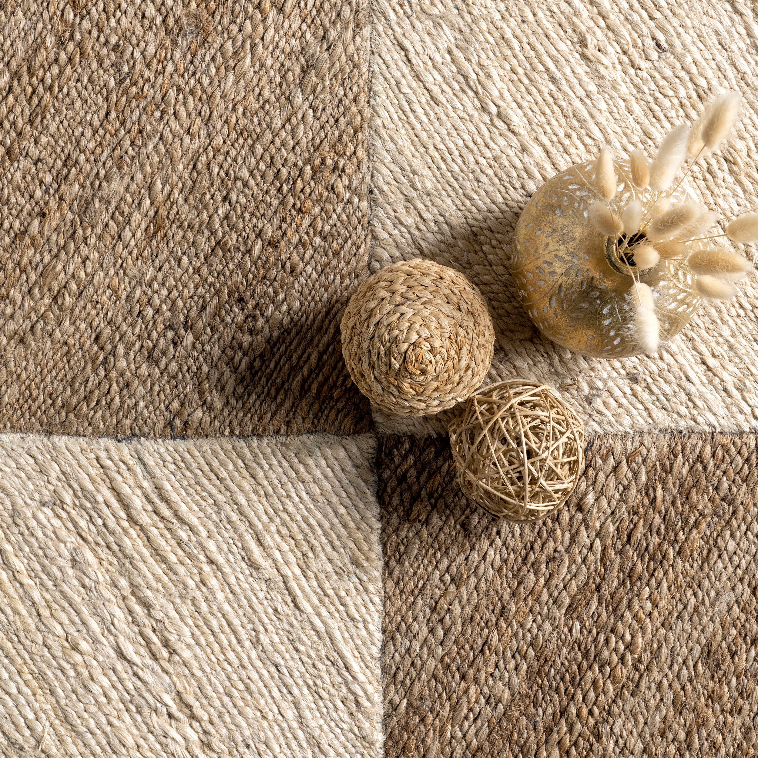Felicia Coastal Geometric Jute Area Rug - Image 6