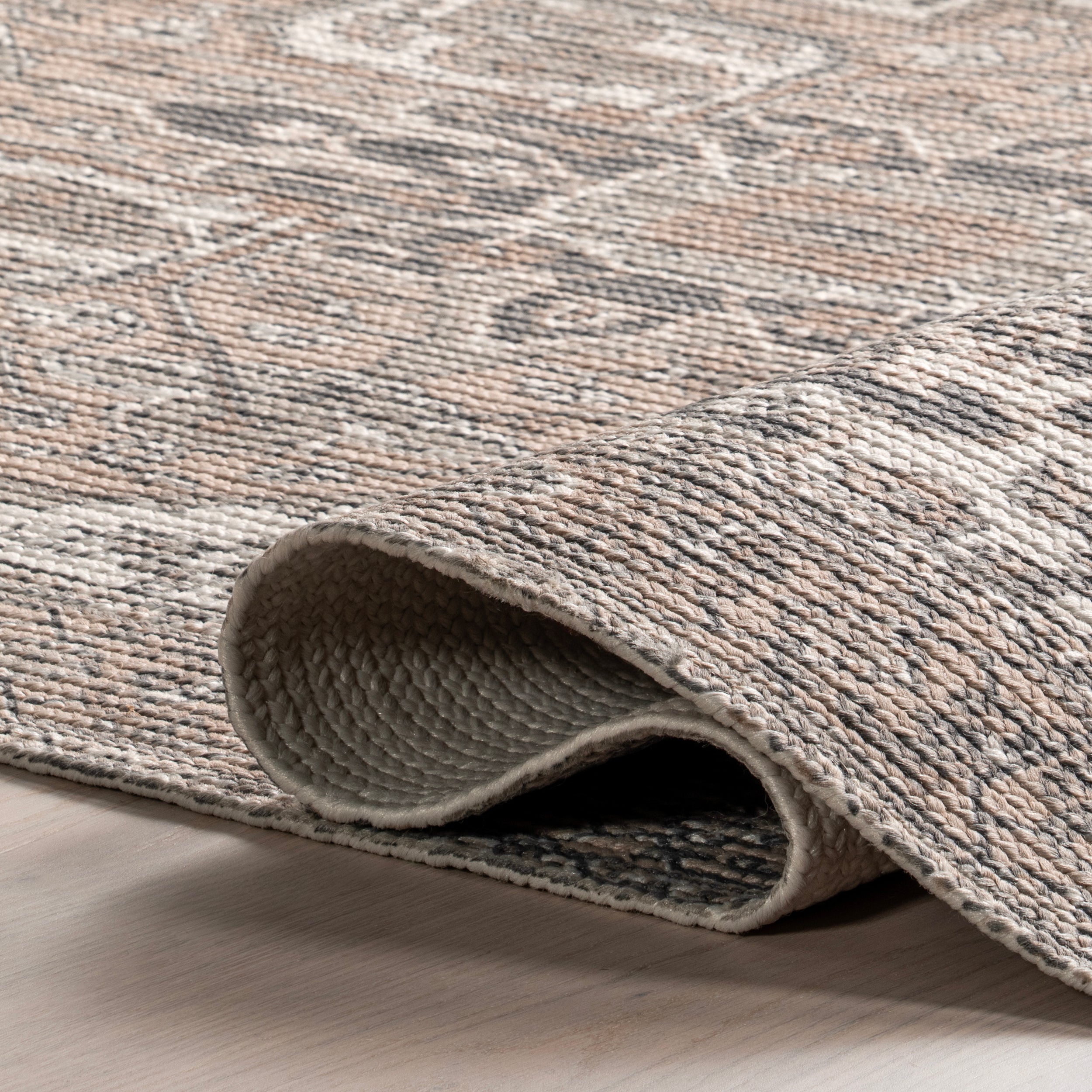 Sausha Traditional Medallion Indoor/Outdoor Area Rug - Image 4