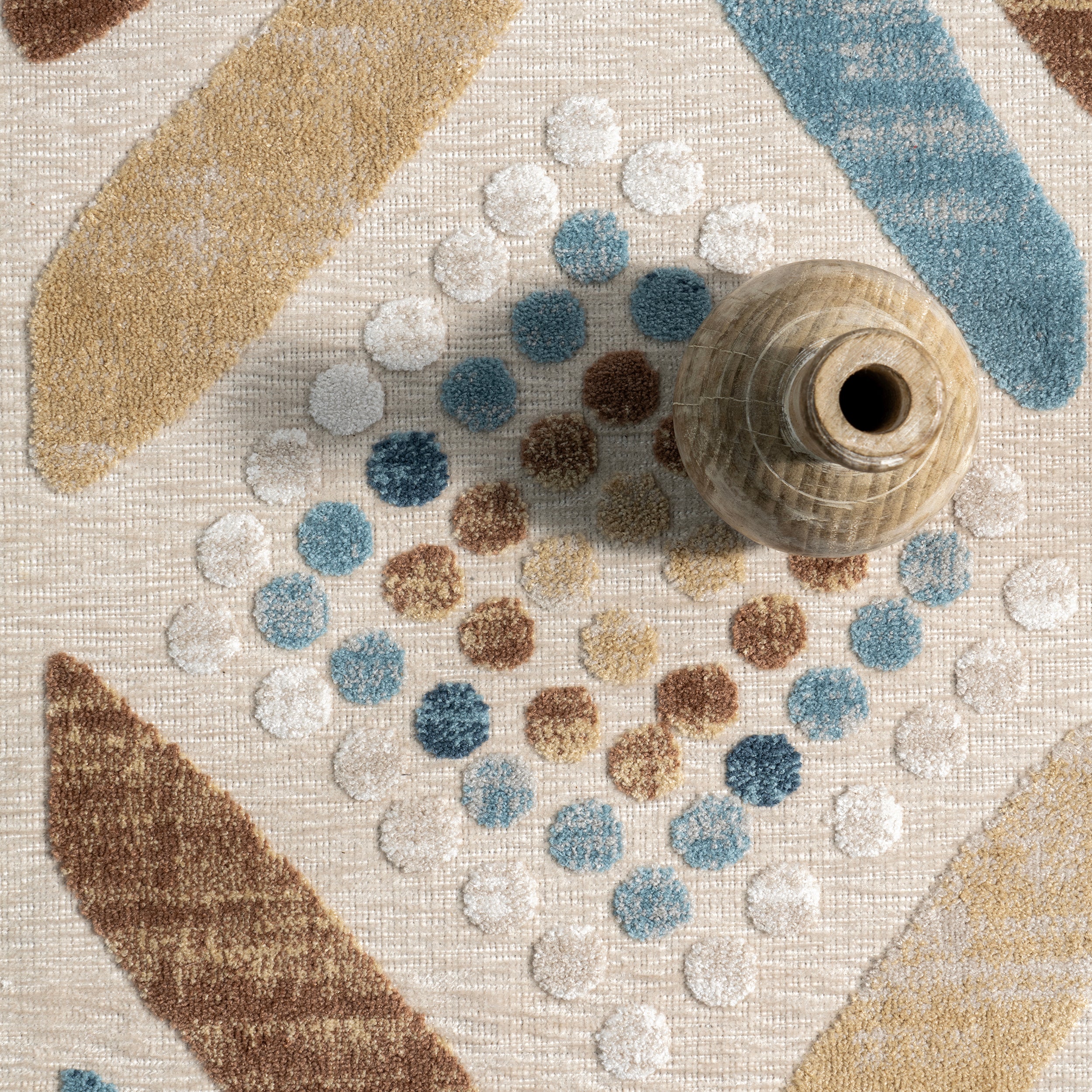 Henley Geometric Machine Washable Area Rug - Image 6