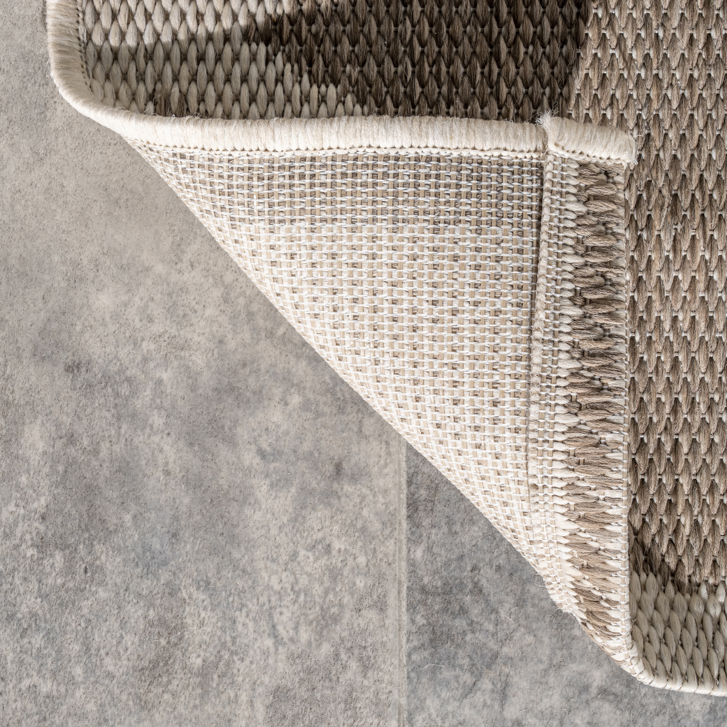 Machine Made Gina Outdoor Moroccan Trellis Area Rug - Image 7