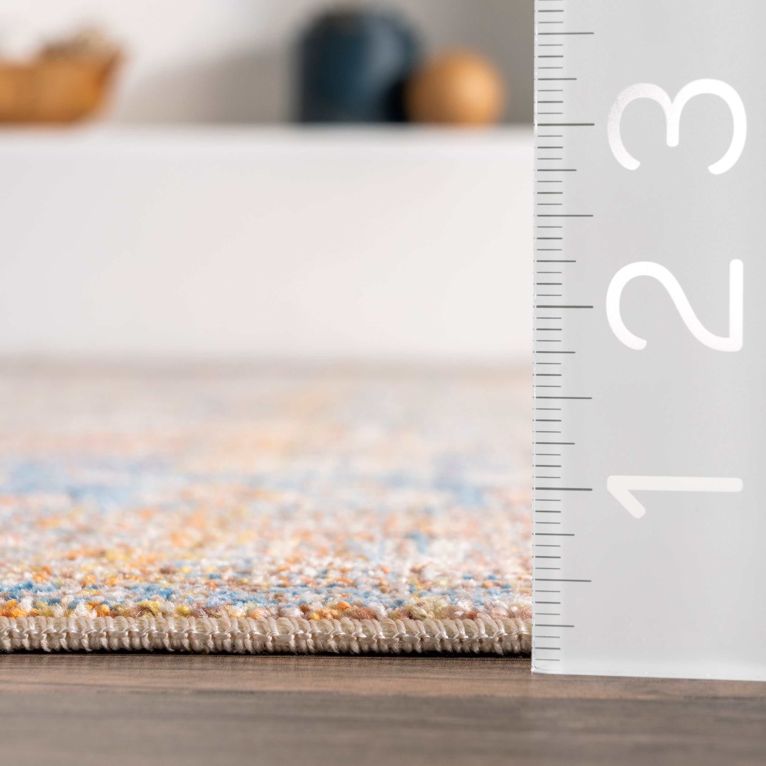 Harriet Vintage Medallion Fringe Area Rug - Image 3