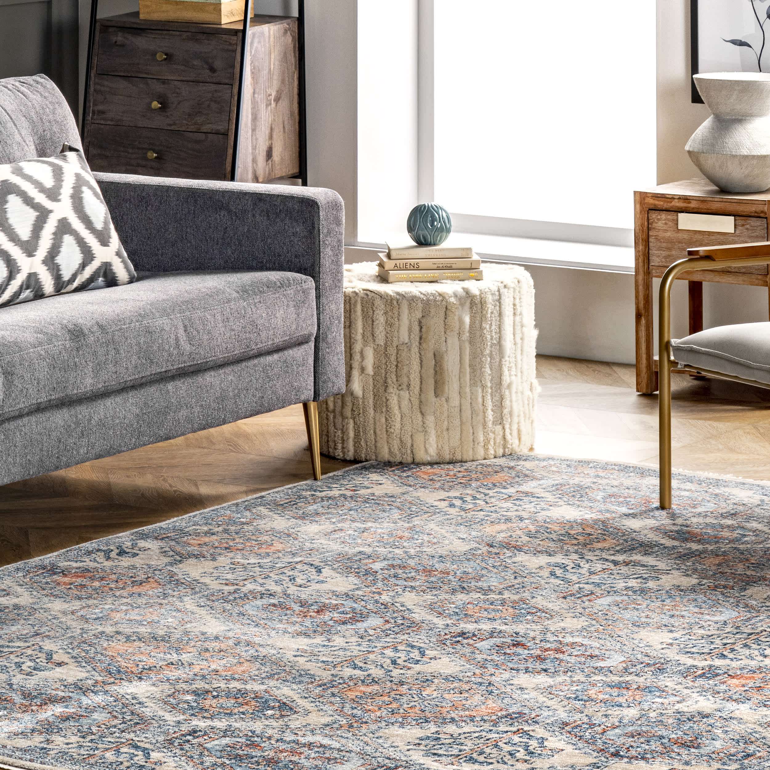 Sara Distressed Tribal Motif Area Rug - Image 9