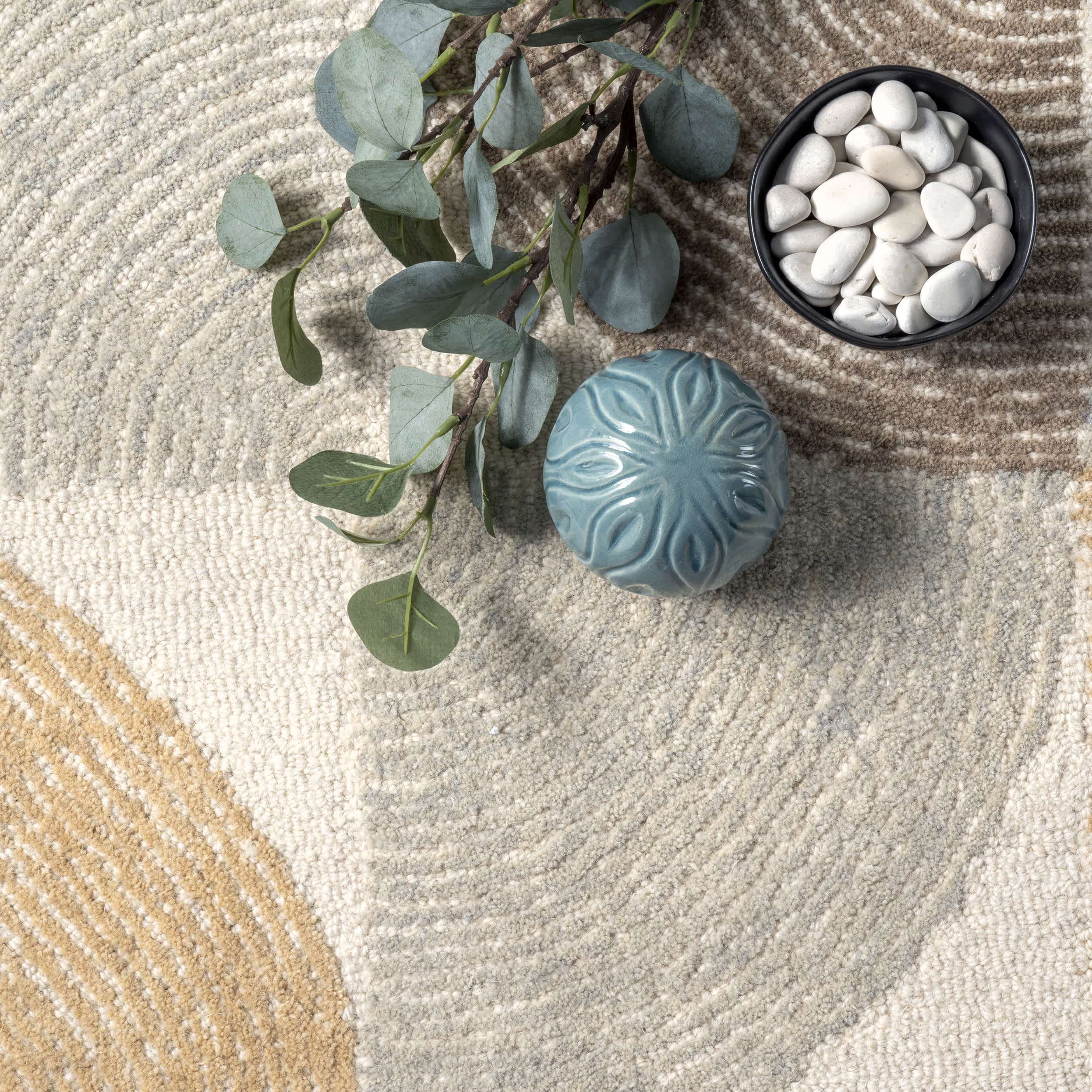 Liv Hand Tufted Wool Geometric Area Rug - Image 6